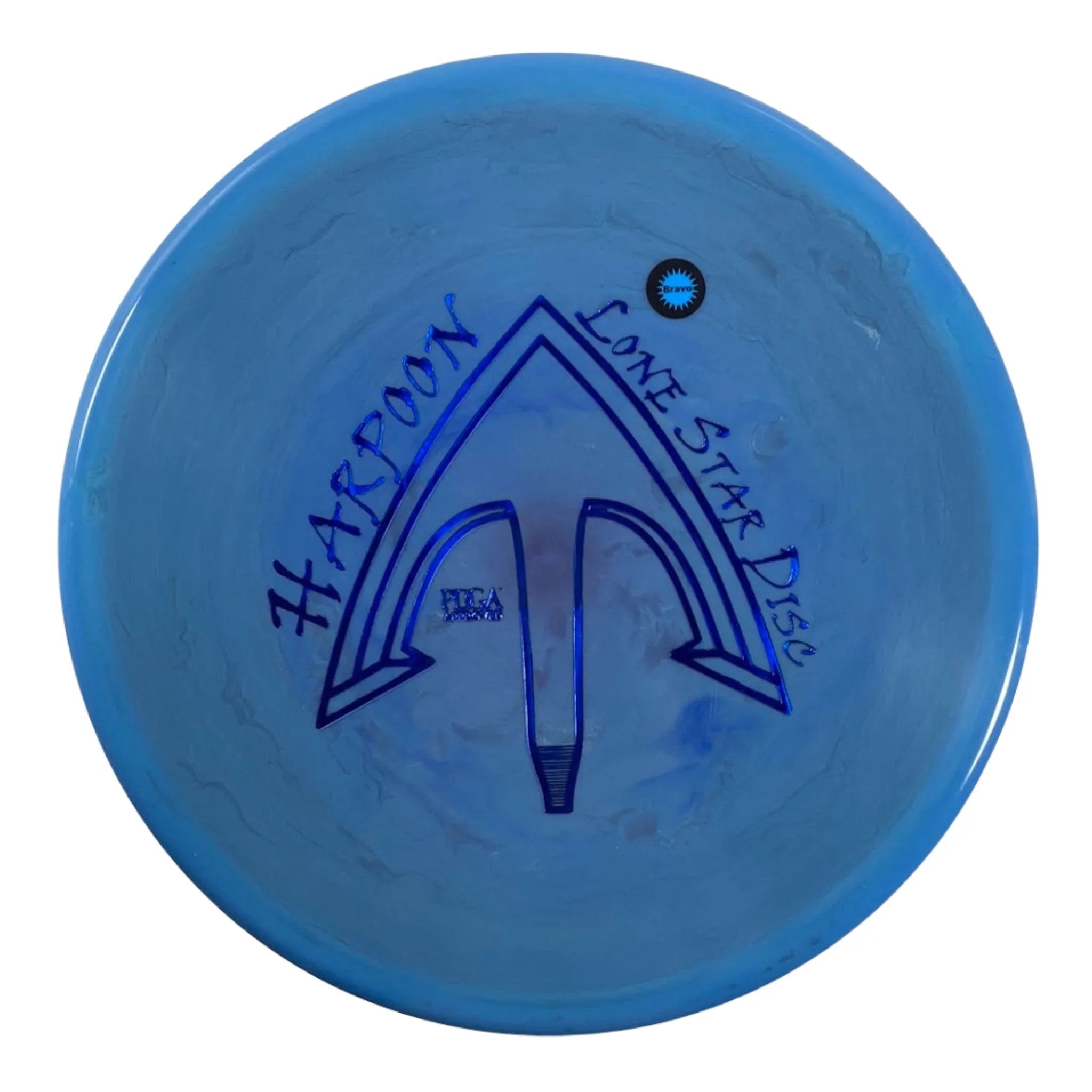 Lone Star Disc Harpoon | Bravo | Blue/Blue 171g Disc Golf