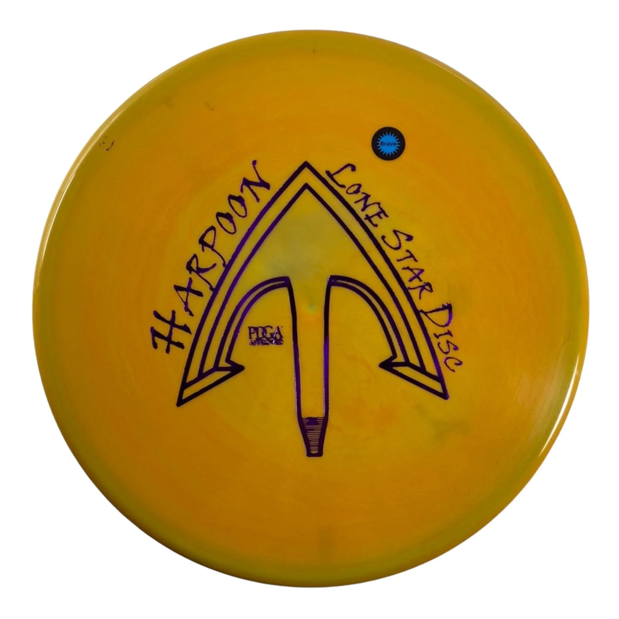 Lone Star Disc Harpoon | Bravo | Orange/Purple 172g Disc Golf