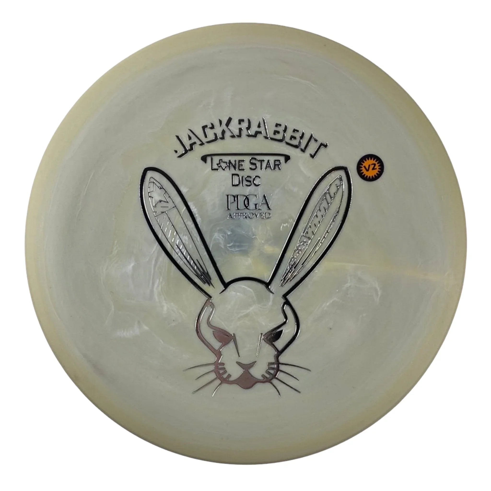 Lone Star Disc Jack Rabbit | Victor 2 | Tan/Silver 173g Disc Golf