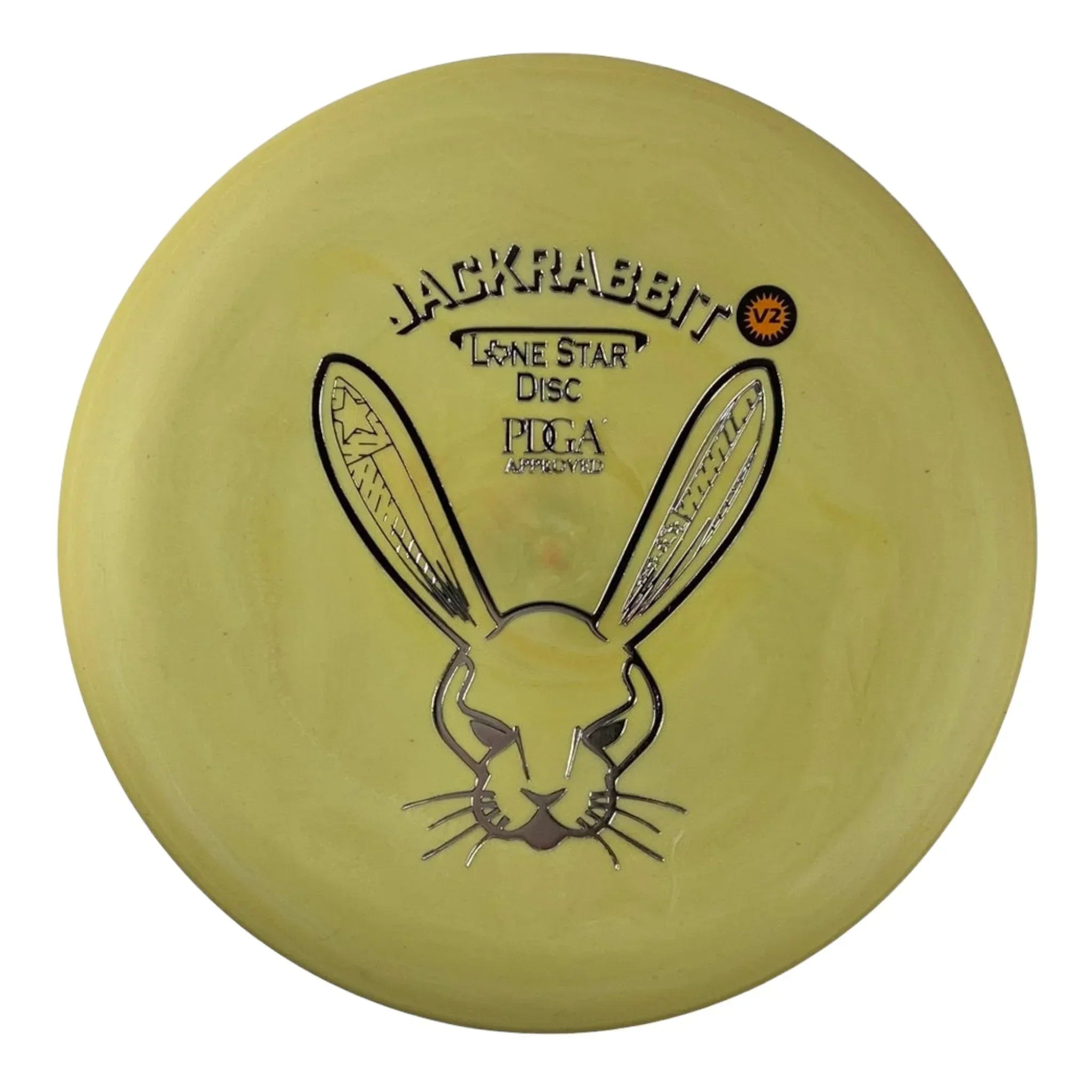 Lone Star Disc Jack Rabbit | Victor 2 | Yellow/Gold 173-175g Disc Golf