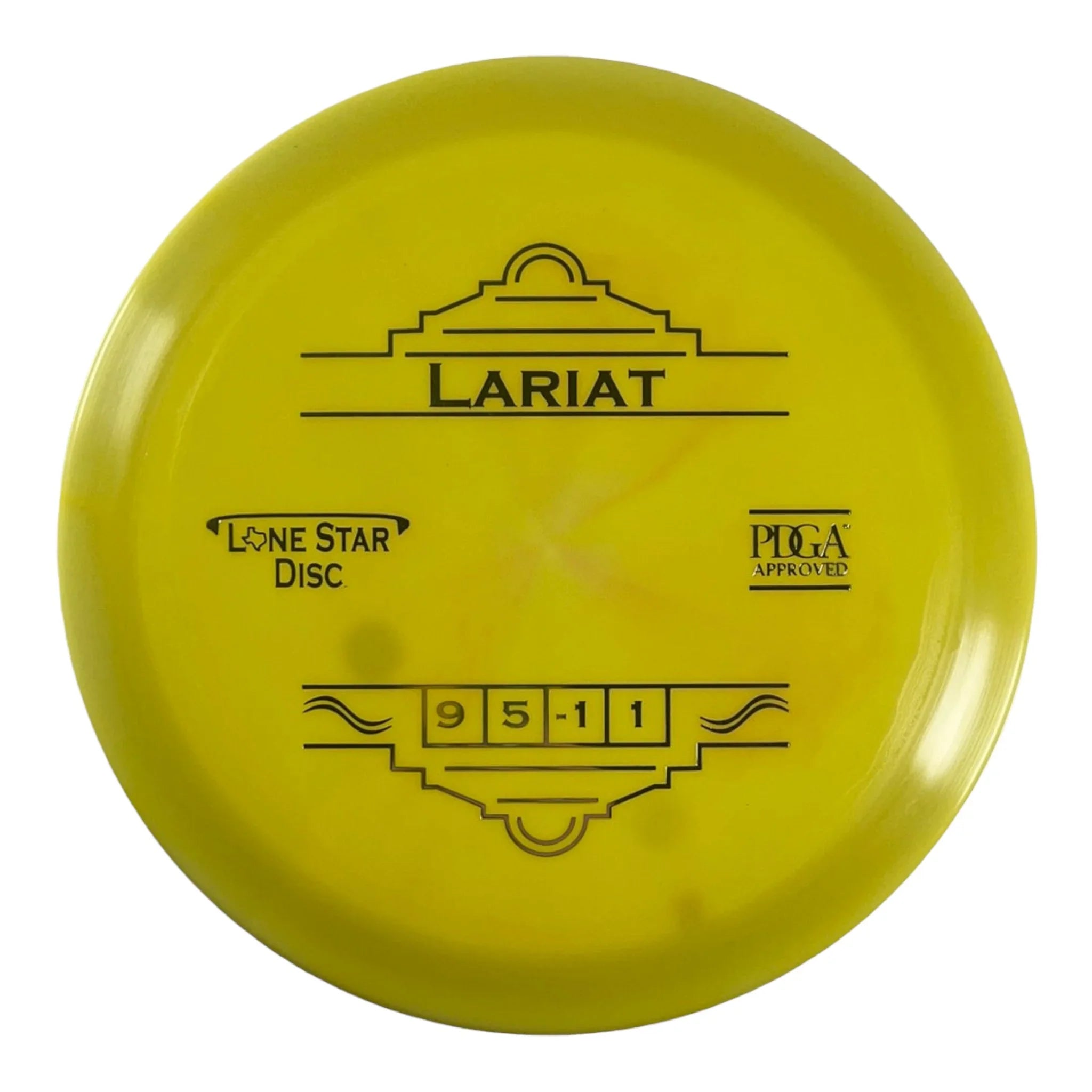 Lone Star Discs Lariat | Bravo | Yellow/Silver 172g Disc Golf