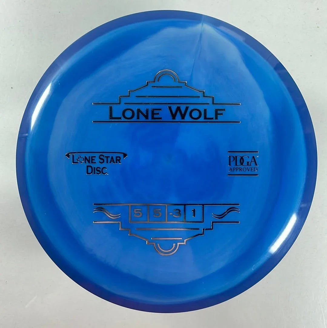 Lone Star Disc Lone Wolf | Alpha | Blue/Silver 173g Disc Golf