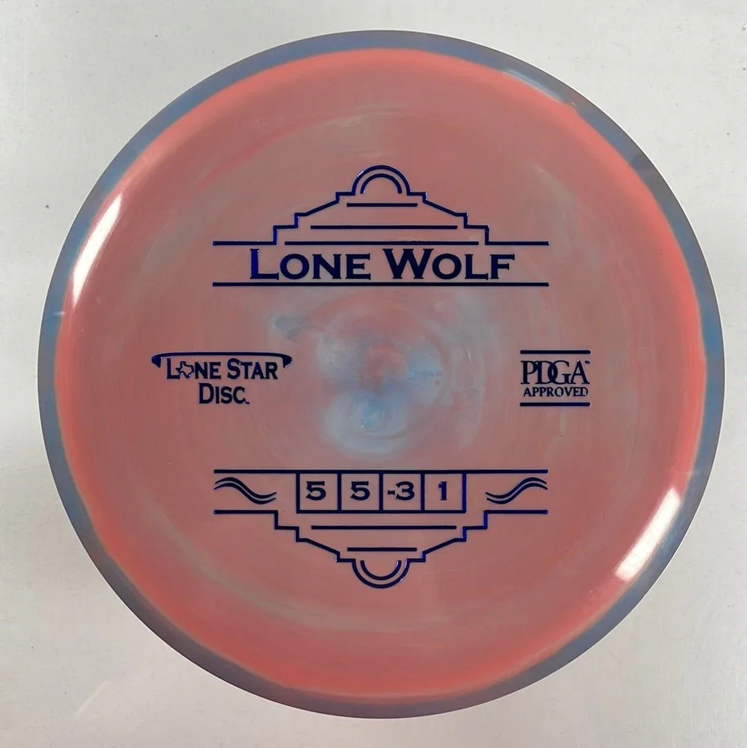 Lone Star Disc Lone Wolf | Bravo | Pink/Blue 172g Disc Golf