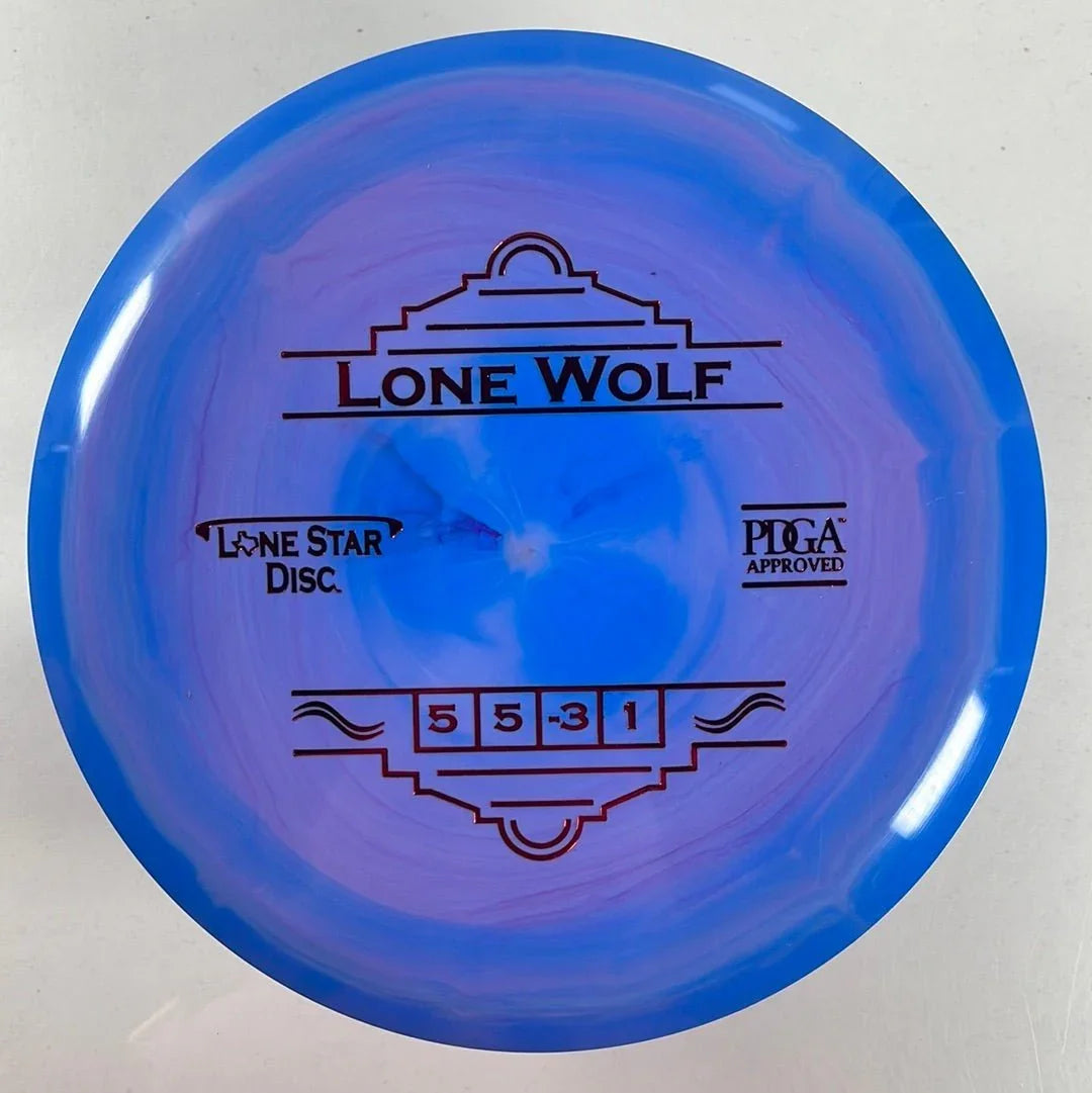 Lone Star Disc Lone Wolf | Bravo | Purple/Red 172g Disc Golf