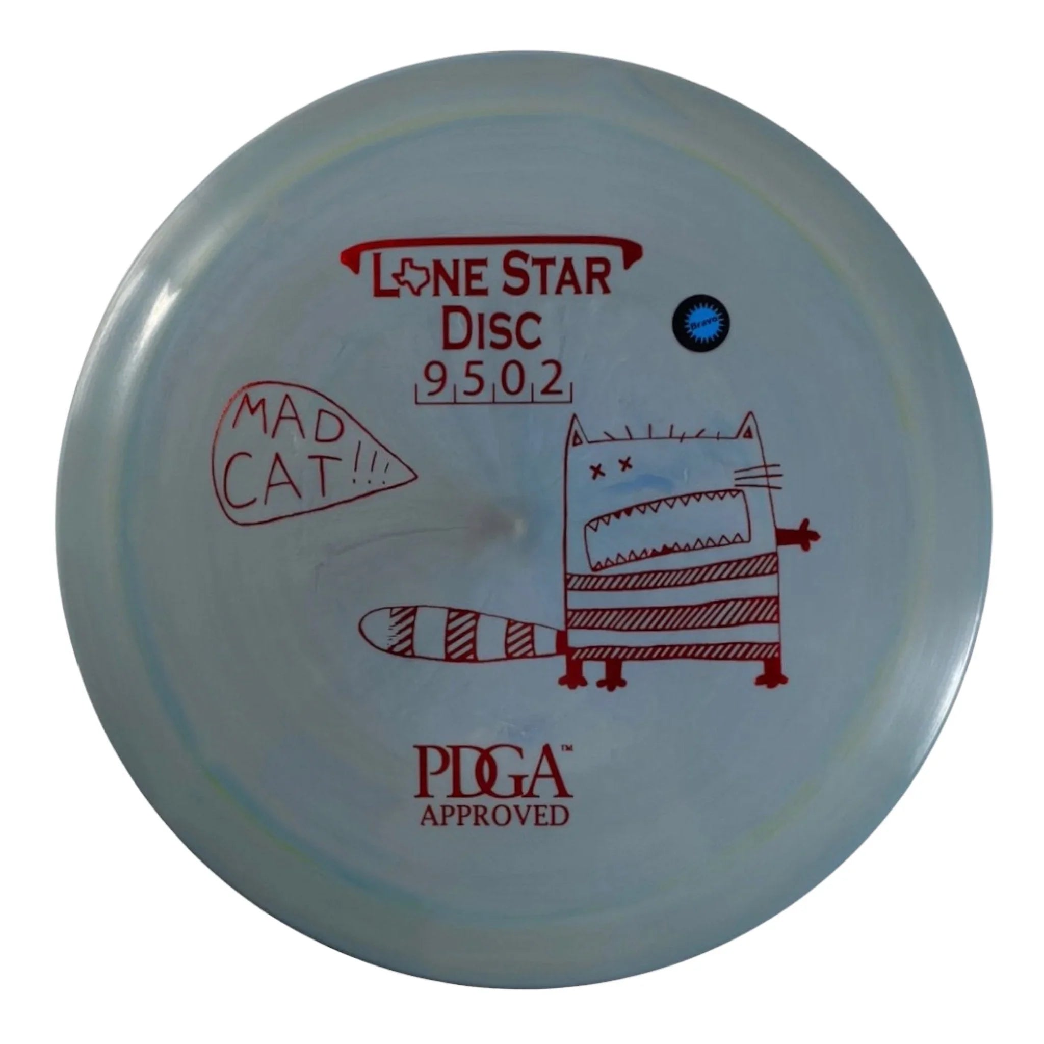 Lone Star Disc Mad Cat | Bravo | Blue/Red 174g Disc Golf