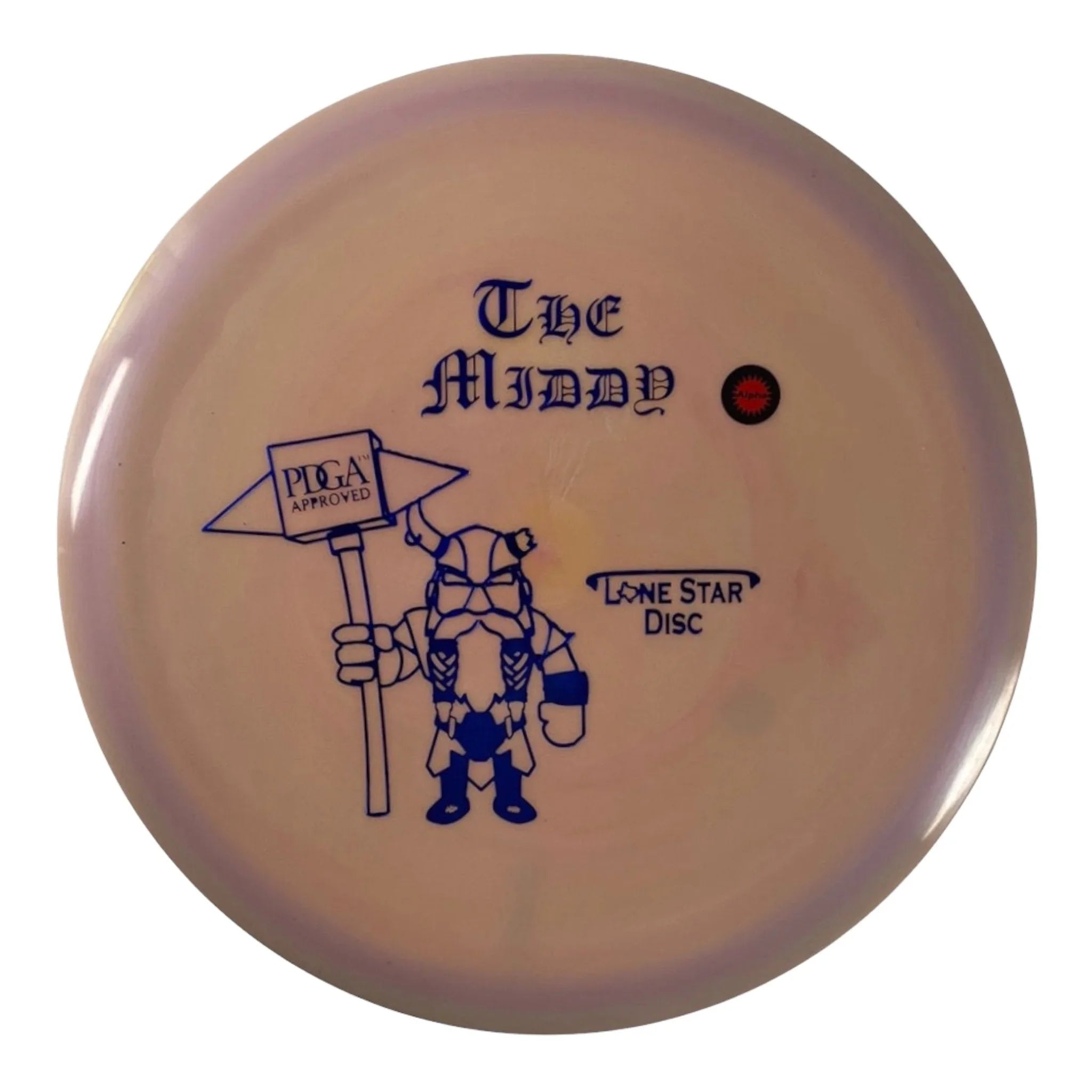Lone Star Disc Middy | Alpha | Pink/Blue 174g Disc Golf