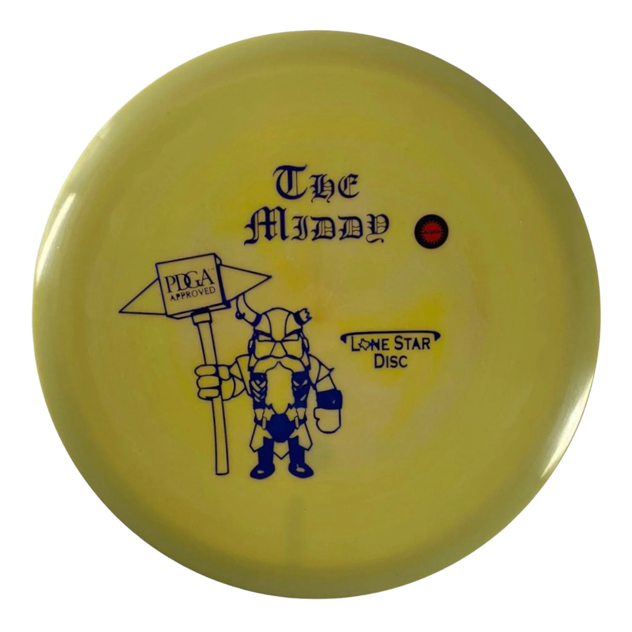 Lone Star Disc Middy | Alpha | Yellow/Blue 174g Disc Golf