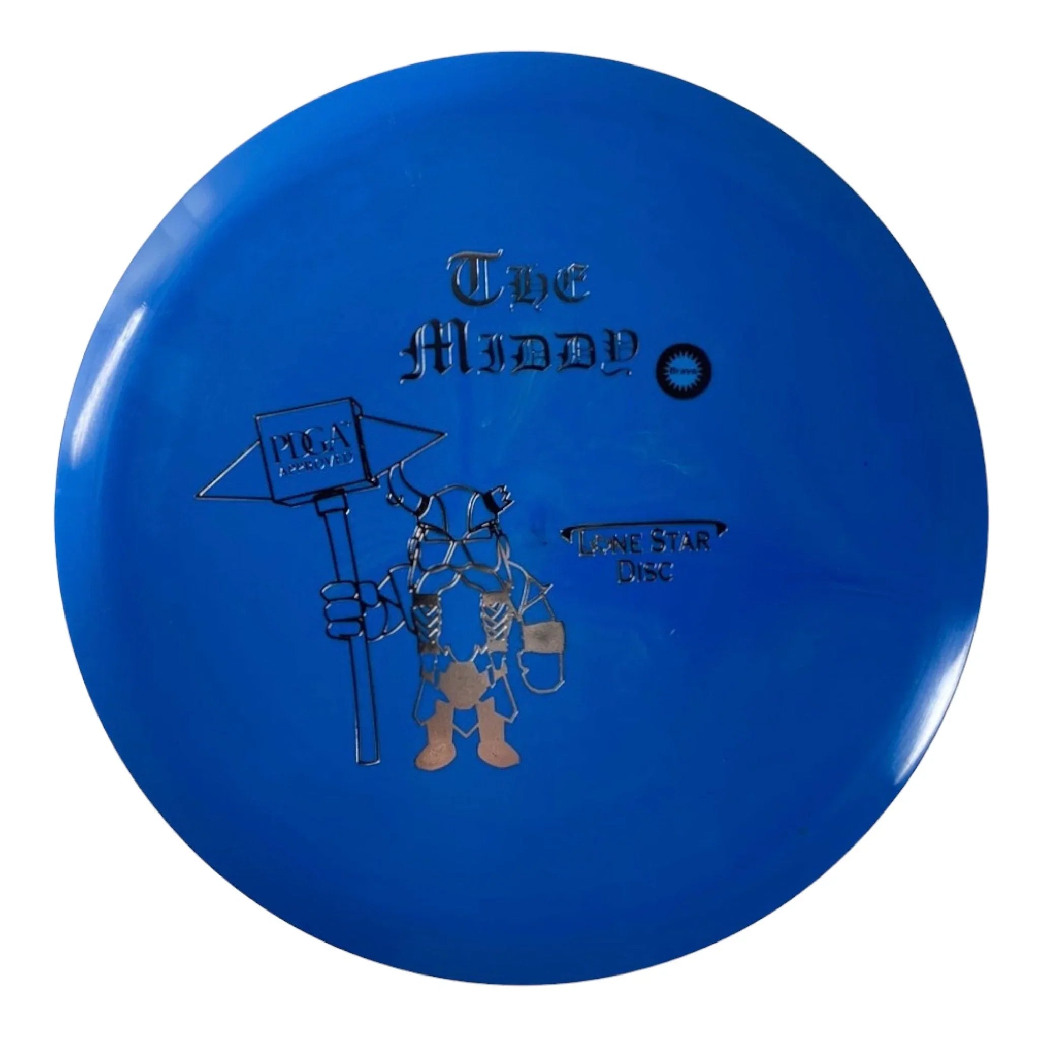 Lone Star Disc Middy | Bravo | Blue/Silver 171g Disc Golf