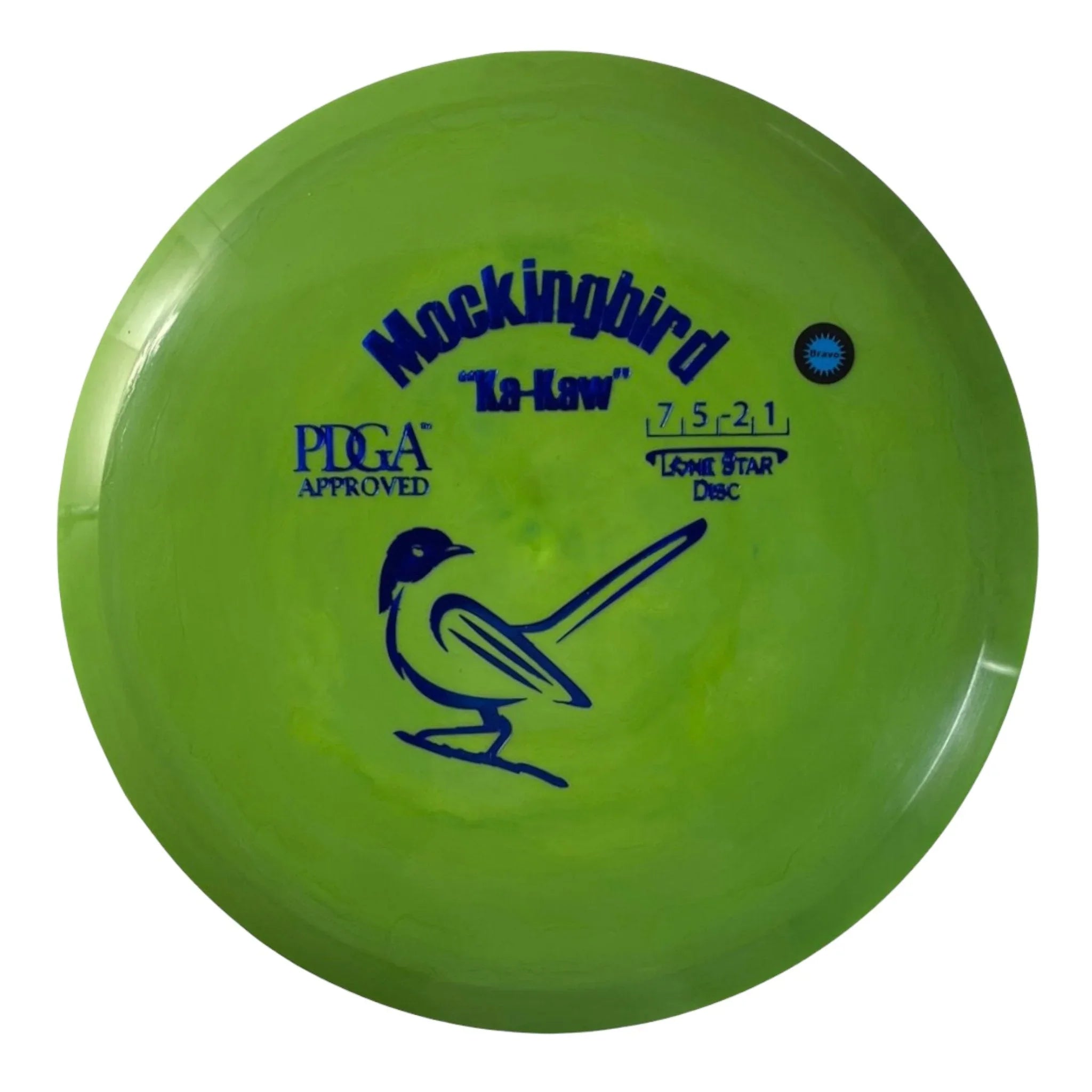 Lone Star Disc Mockingbird | Bravo | Green/Blue 174g Disc Golf