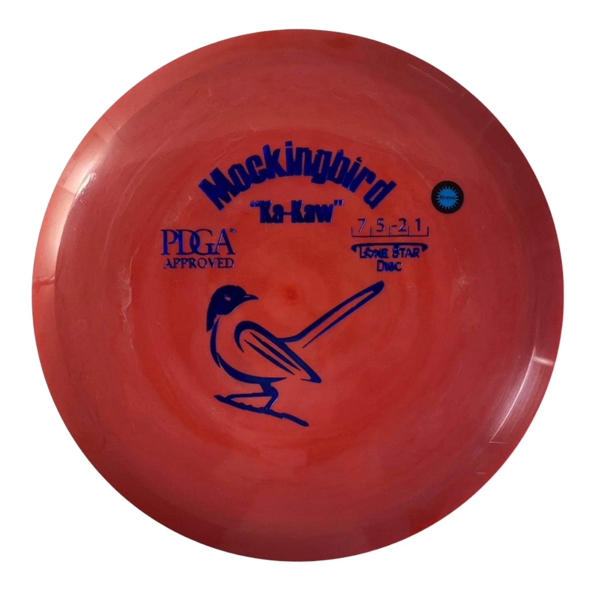 Lone Star Disc Mockingbird | Bravo | Red/Blue 174g Disc Golf