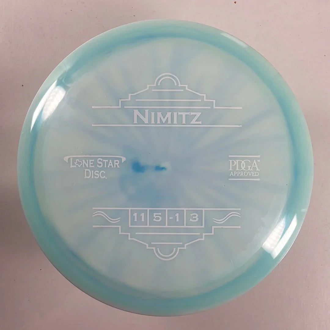 Lone Star Disc Nimitz | Alpha | Blue/White 172g Disc Golf