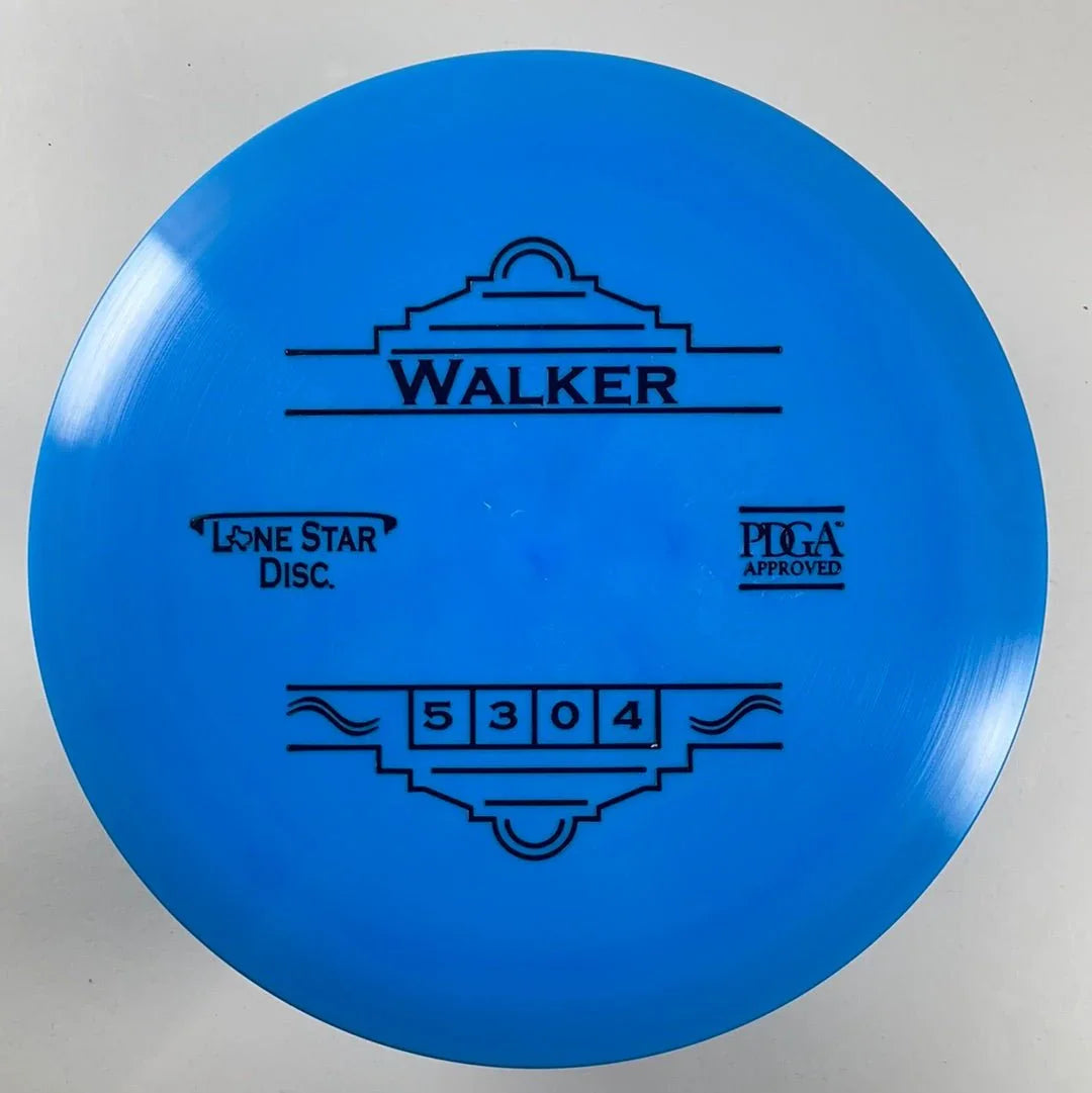 Lone Star Disc Walker | Alpha | Blue/Black 173 - 174g Disc Golf