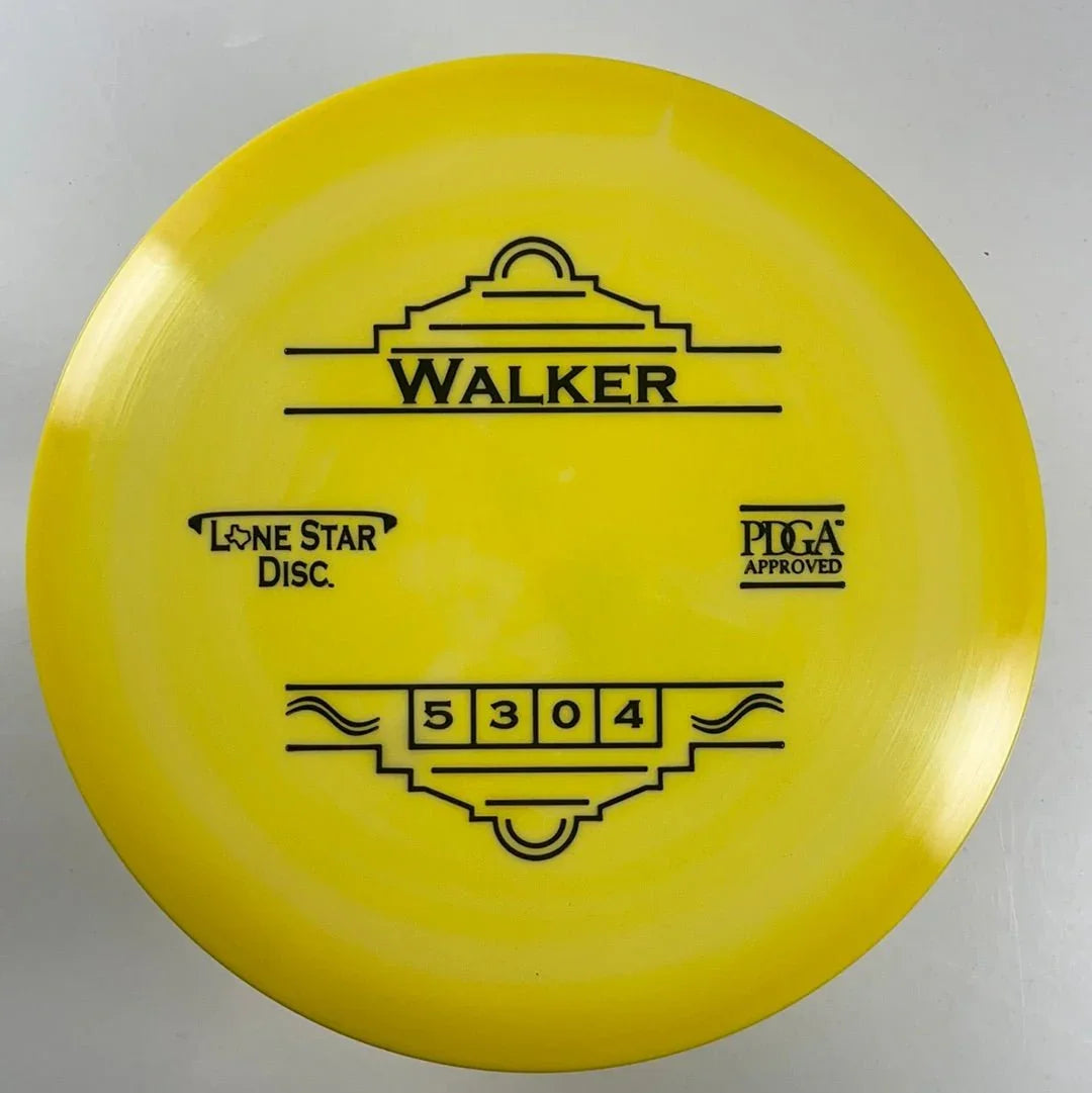 Lone Star Disc Walker | Alpha | Yellow/Black 174g Disc Golf