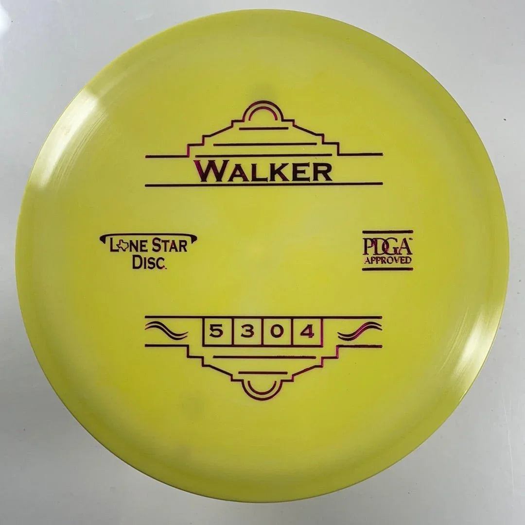 Lone Star Disc Walker | Bravo | Green/Pink 166g Disc Golf