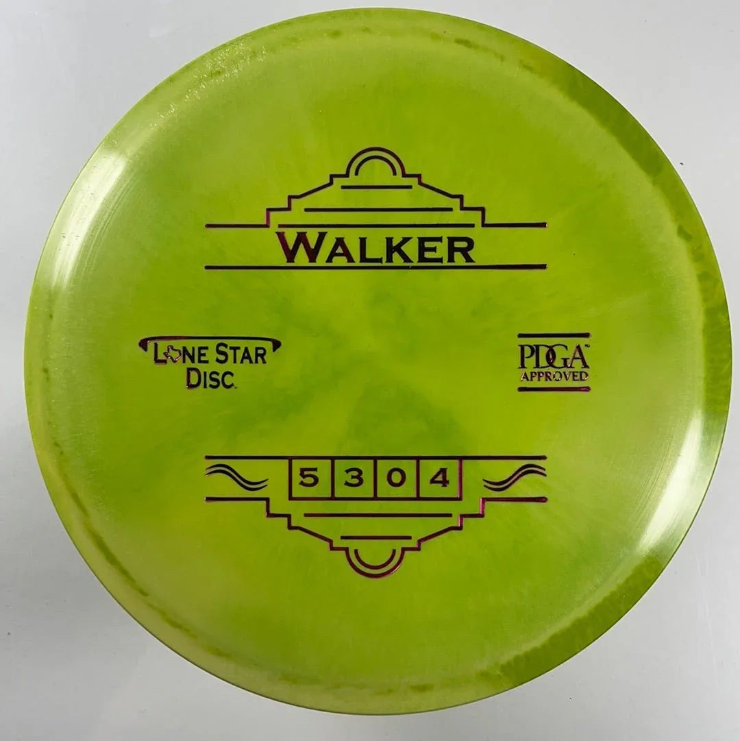 Lone Star Disc Walker | Bravo | Green/Pink 169g Disc Golf