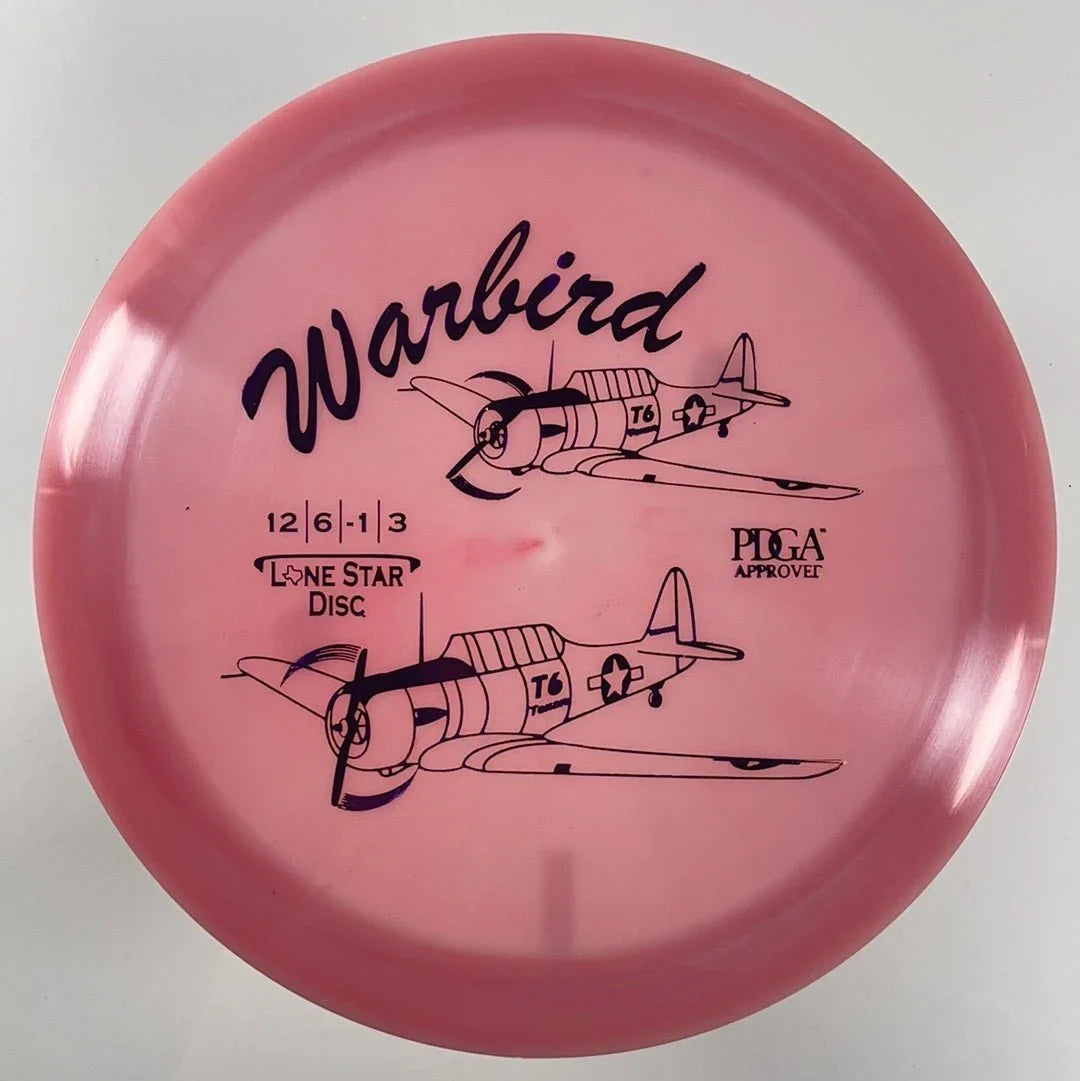 Lone Star Disc Warbird | Alpha | Pink/Purple 173g Disc Golf