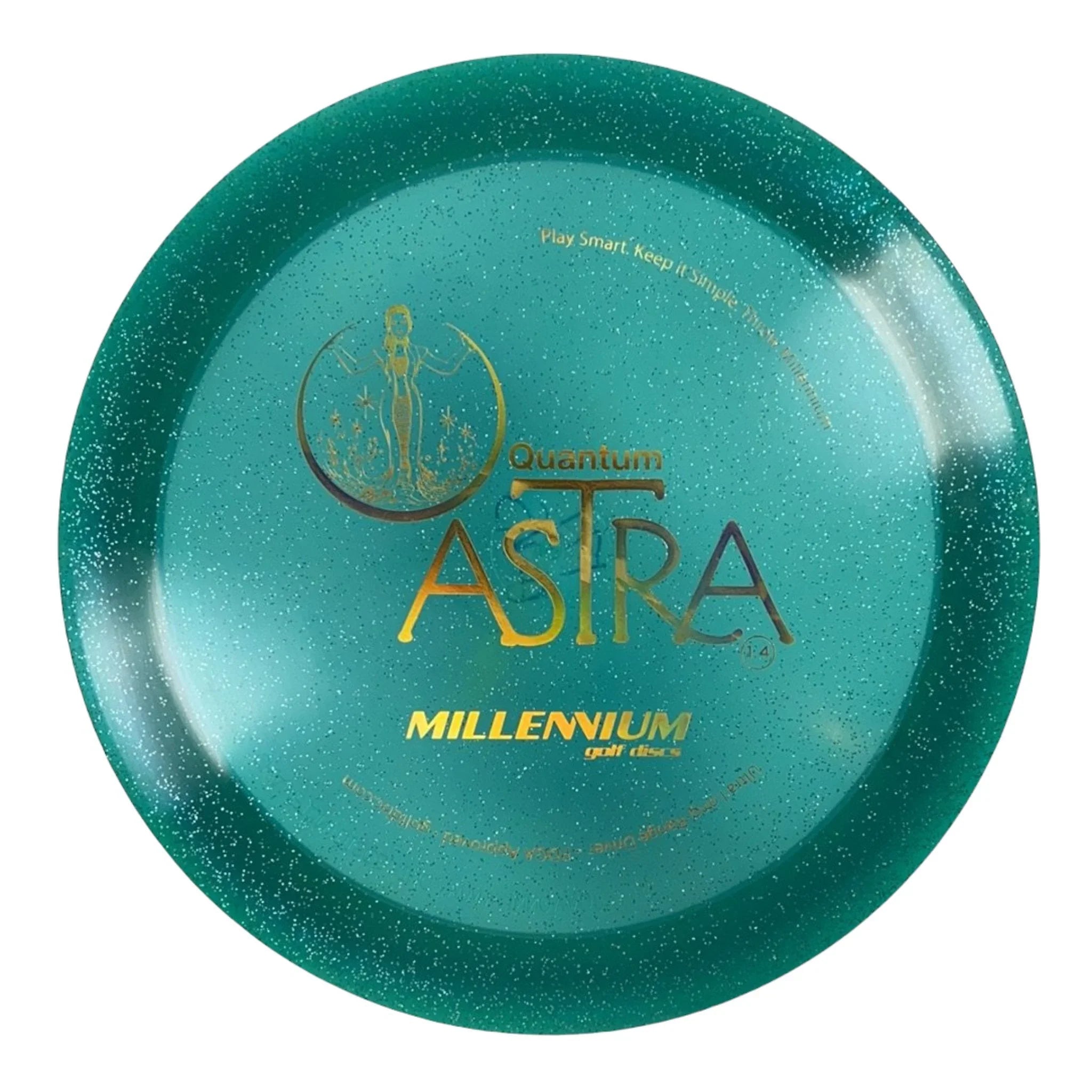 Millennium Golf Discs Astra | Quantum Stardust | Green/Gold 171 - 172g Disc Golf
