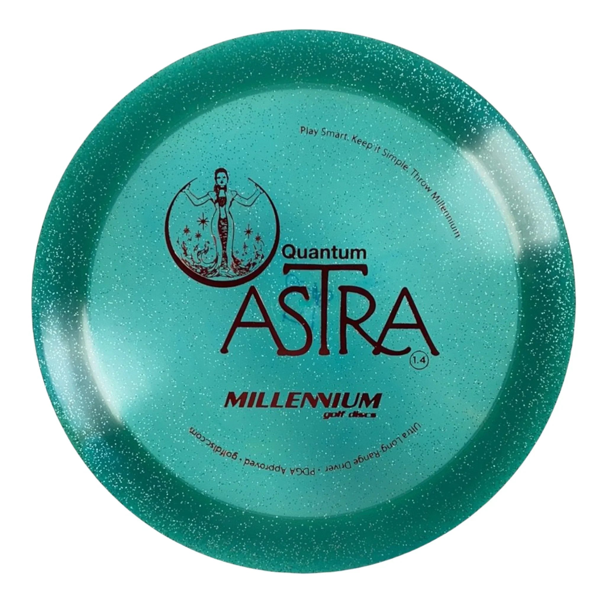Millennium Golf Discs Astra | Quantum Stardust | Green/Red 171 - 172g Disc Golf