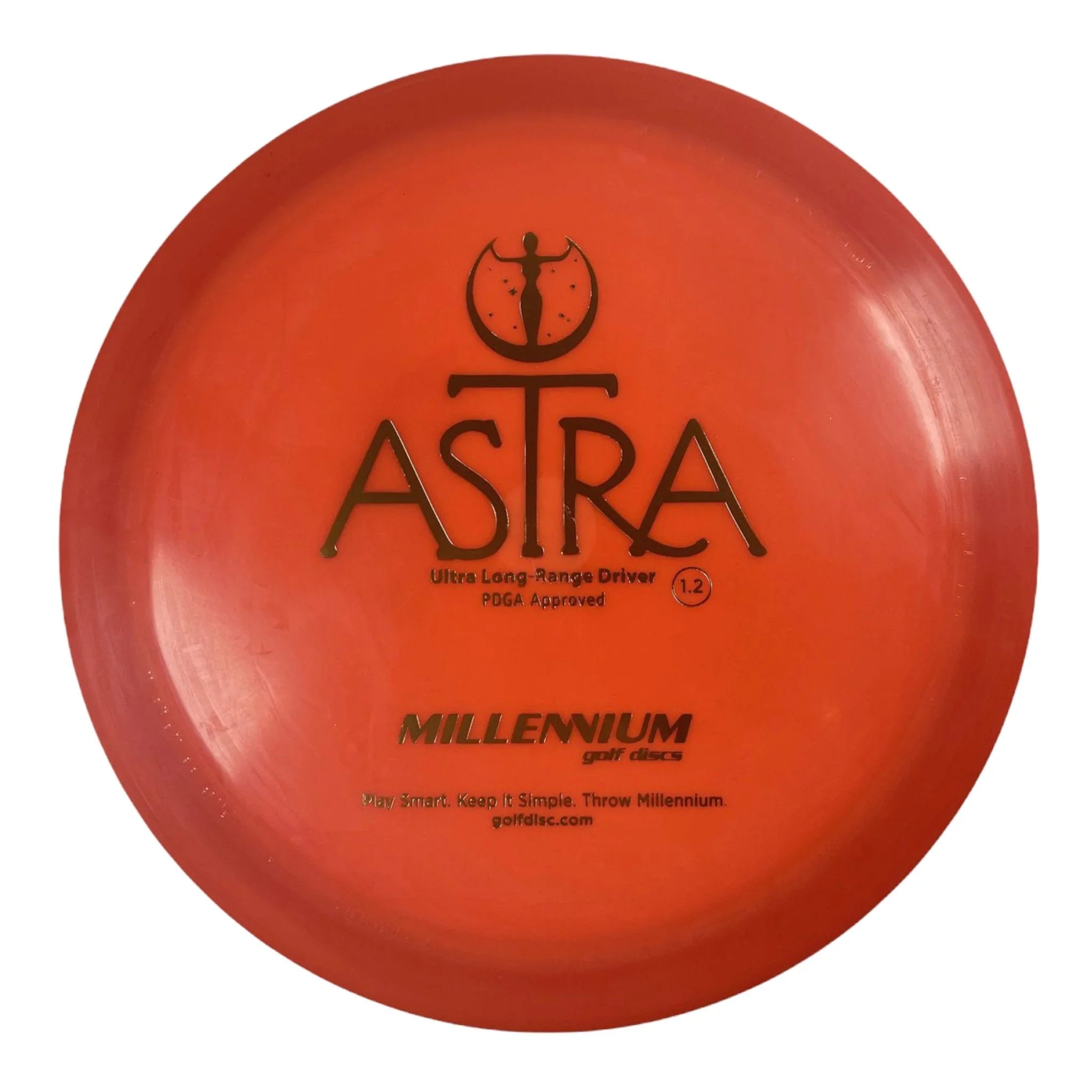 Millennium Golf Discs Astra | Standard | Orange/Gold 175g Disc Golf