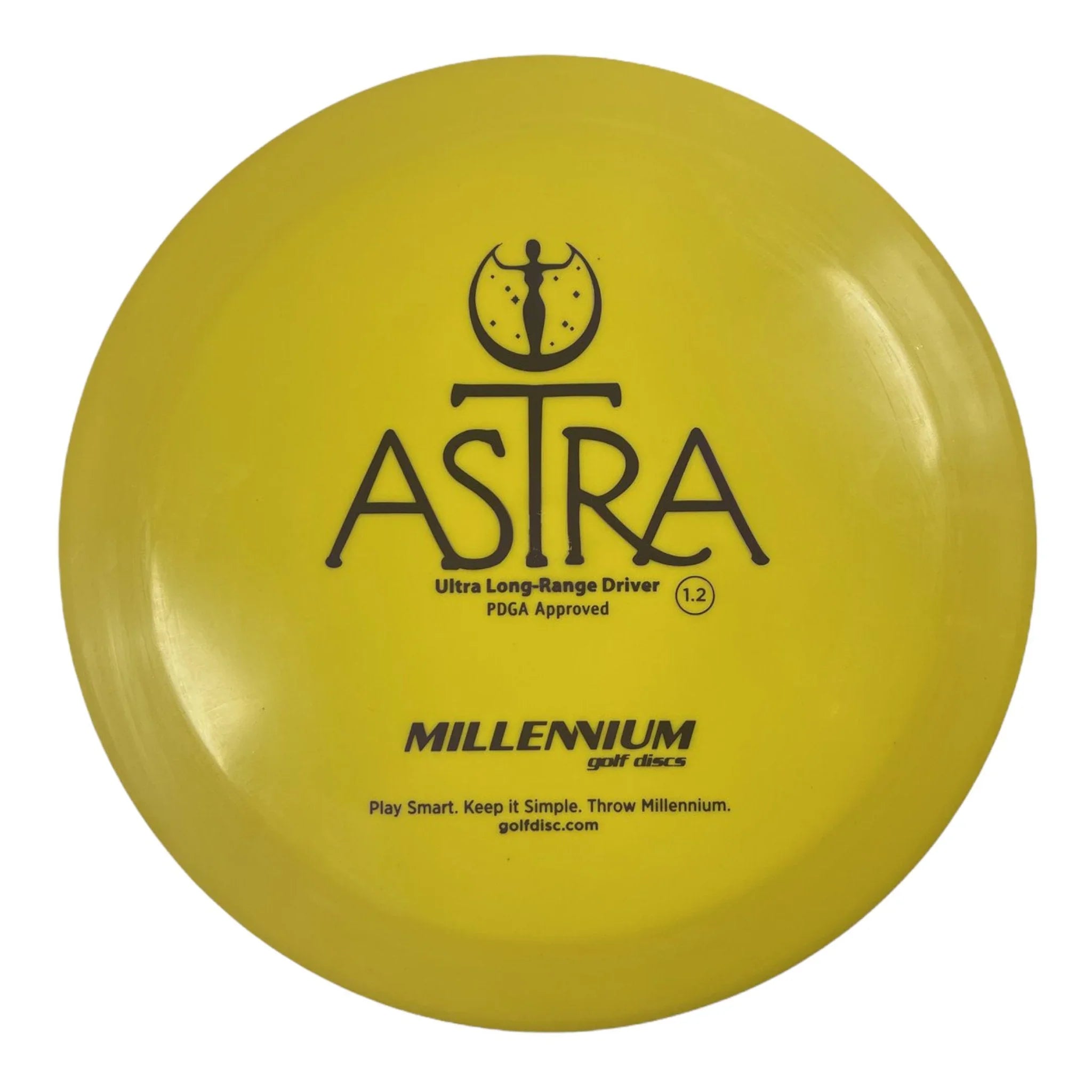 Millennium Golf Discs Astra | Standard | Yellow/Purple 175g Disc Golf