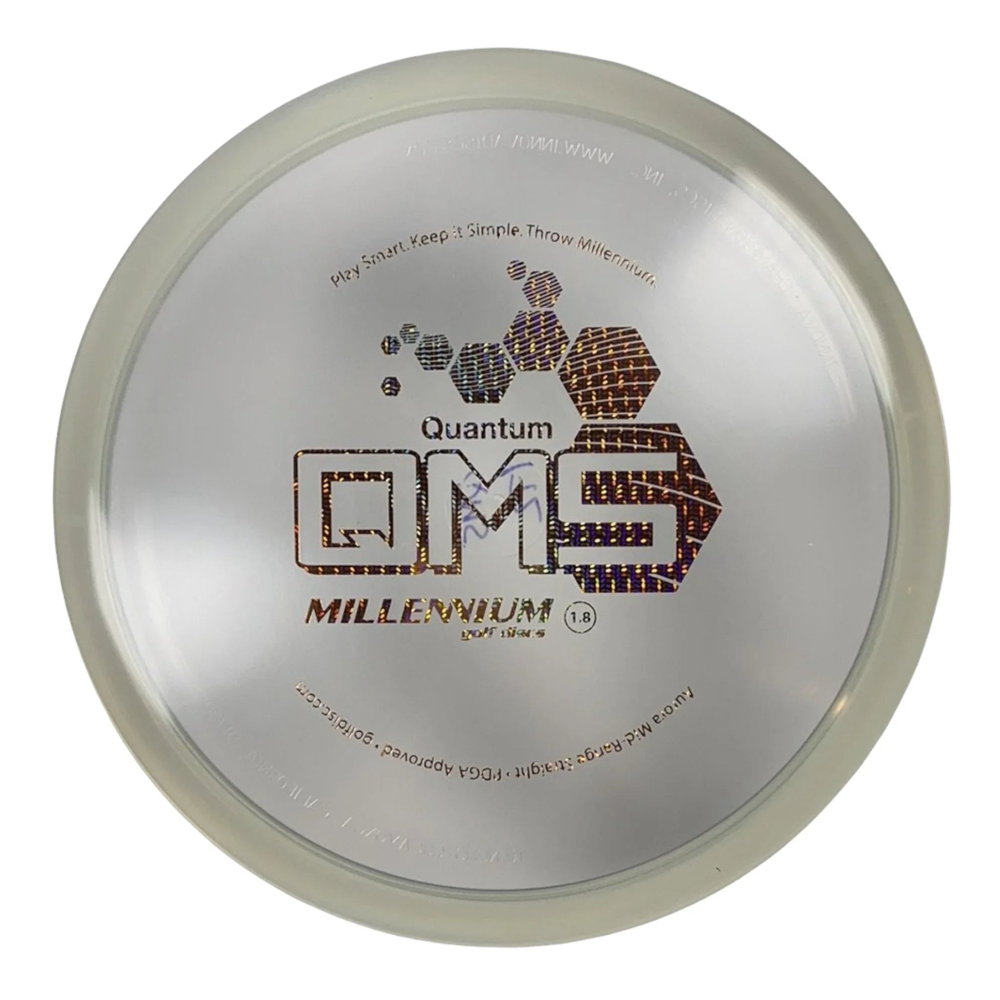 Millennium Golf Discs Aurora MS | Quantum | White/Bronze 171 - 172g Disc Golf