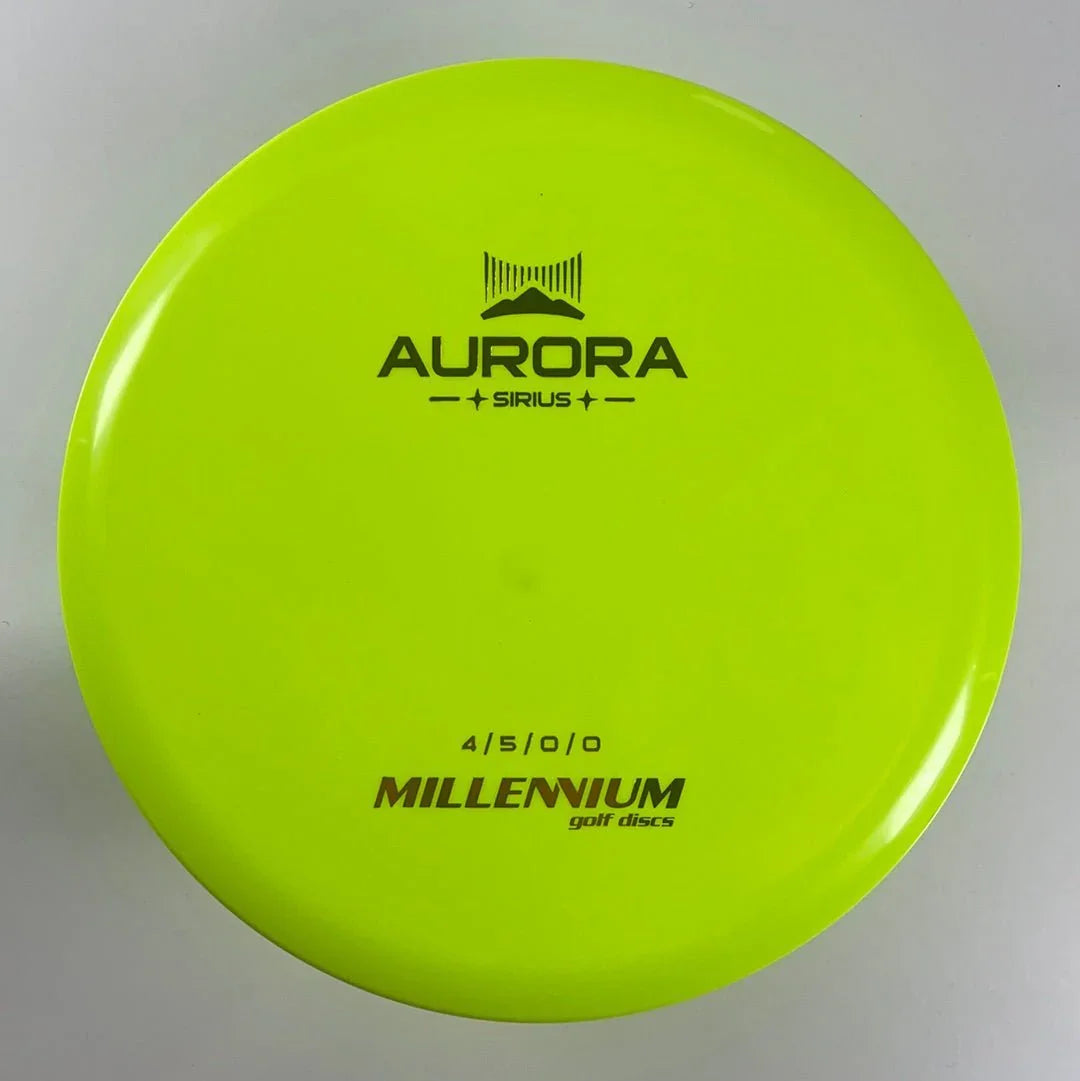 Millennium Golf Discs Aurora MS | Sirius | Green/Bronze 176g Disc Golf