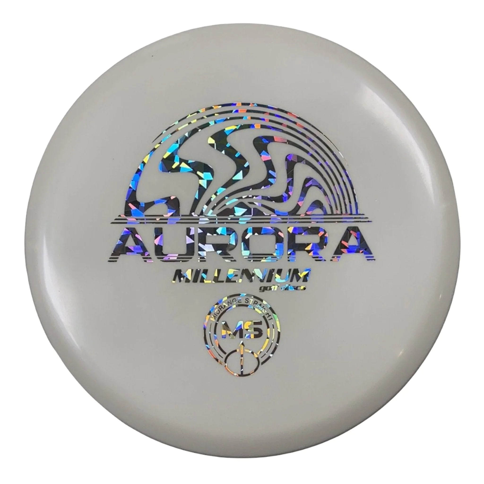 Millennium Golf Discs Aurora MS | Standard | White/Holo 157 - 175g Disc Golf
