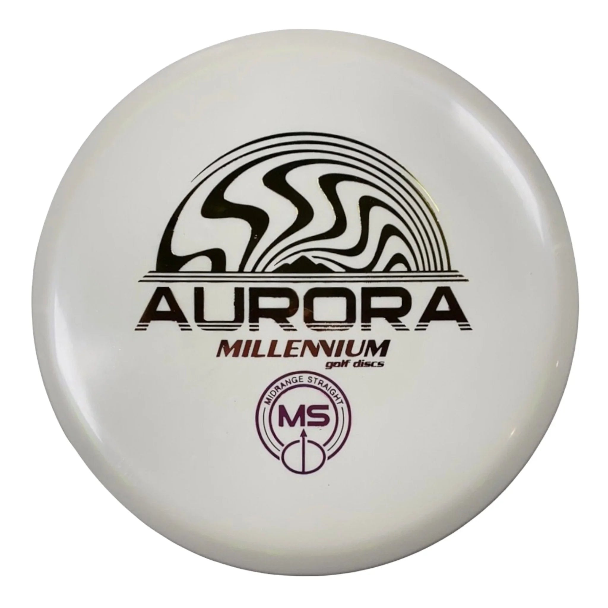 Millennium Golf Discs Aurora MS | Standard | White/Rainbow 155 - 166g Disc Golf