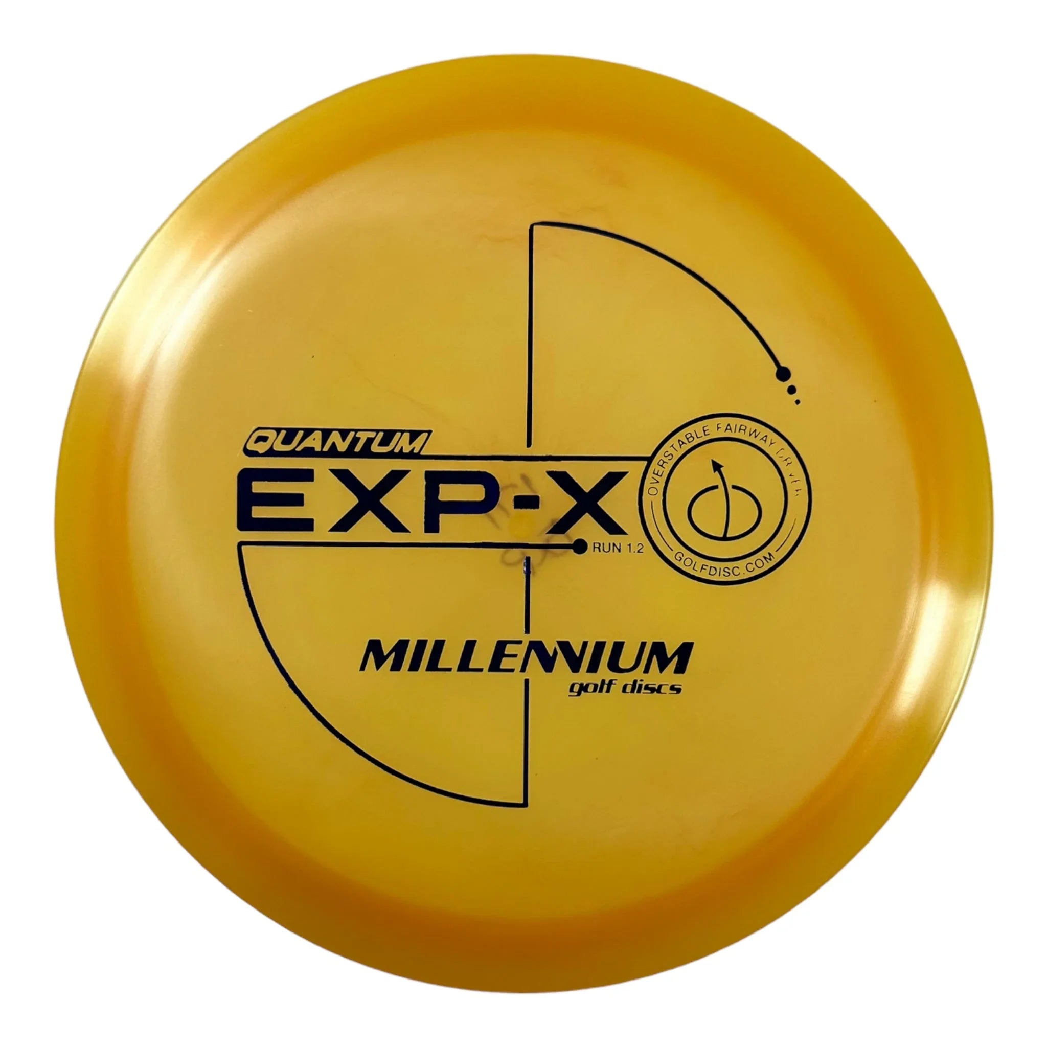 Millennium Golf Discs EXP - X | Quantum | Tan/Gold 167g Disc Golf