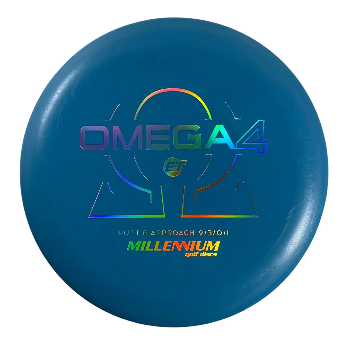 Millennium Golf Discs Omega 4 | ET Firm | Blue/Holo 171g Disc Golf
