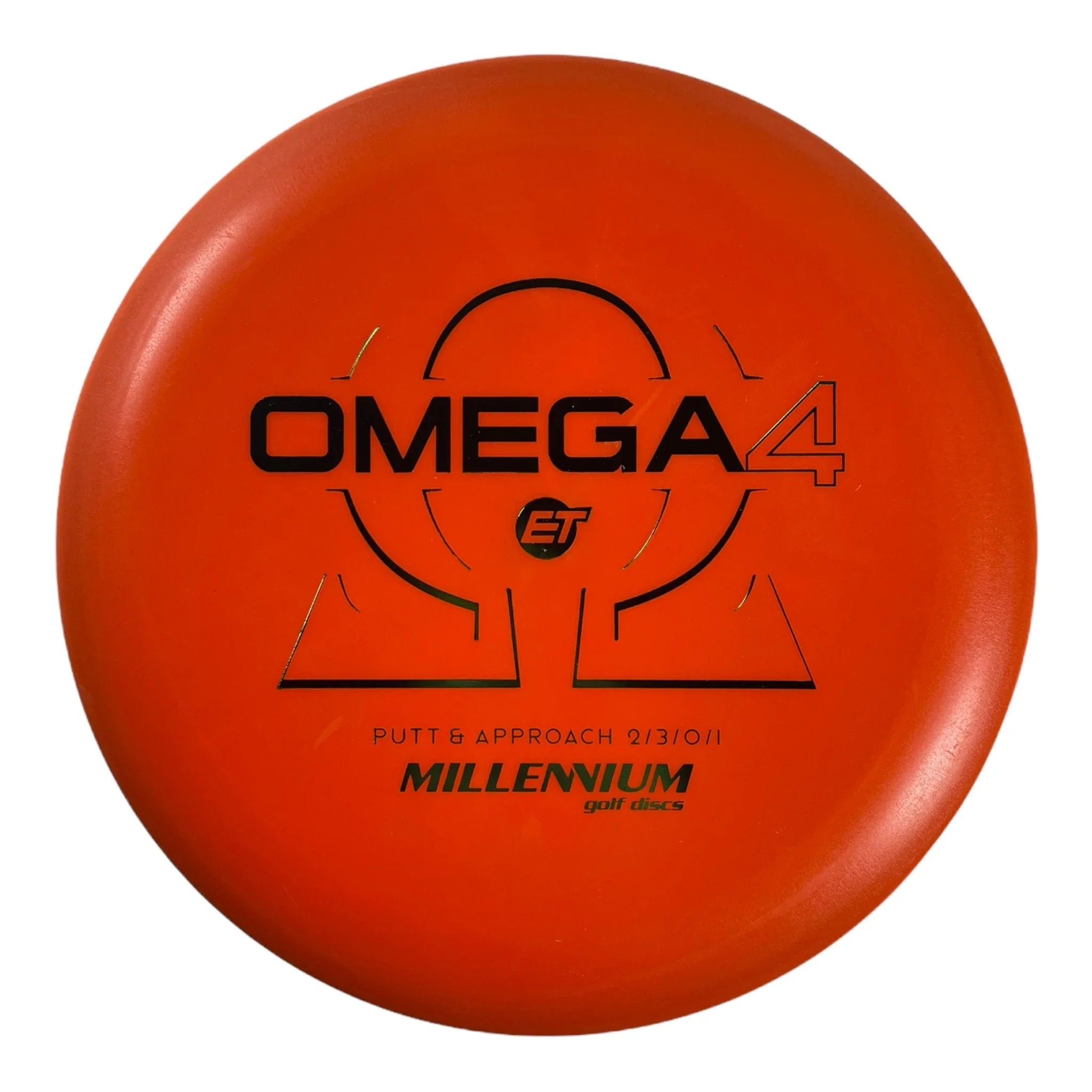 Millennium Golf Discs Omega 4 | ET Firm | Orange/Green 170 - 171g Disc Golf