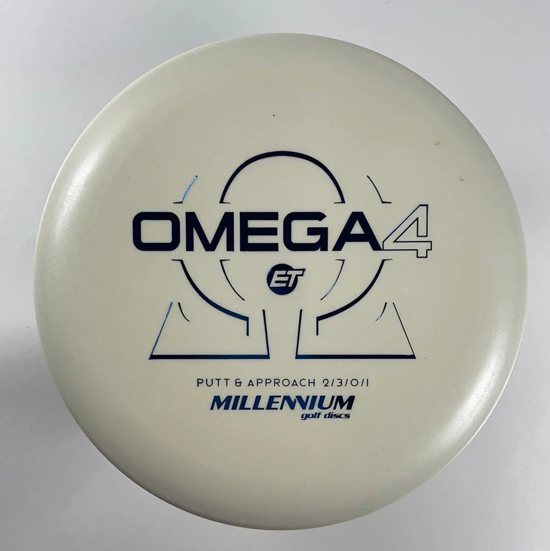 Millennium Golf Discs Omega 4 | ET Firm | White/Blue 172g Disc Golf