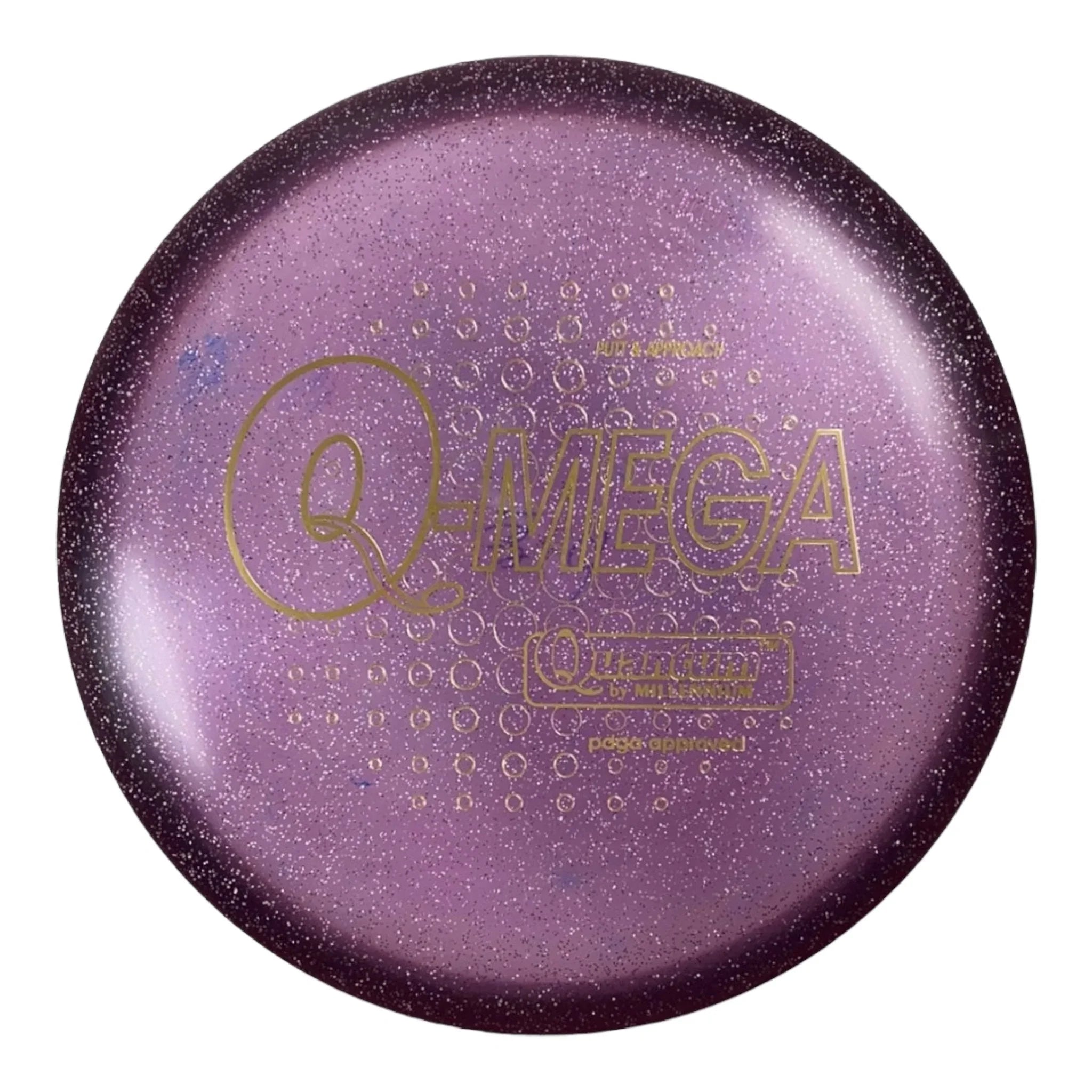 Millennium Golf Discs Omega | Quantum | Purple/Gold 166 - 167g Disc Golf