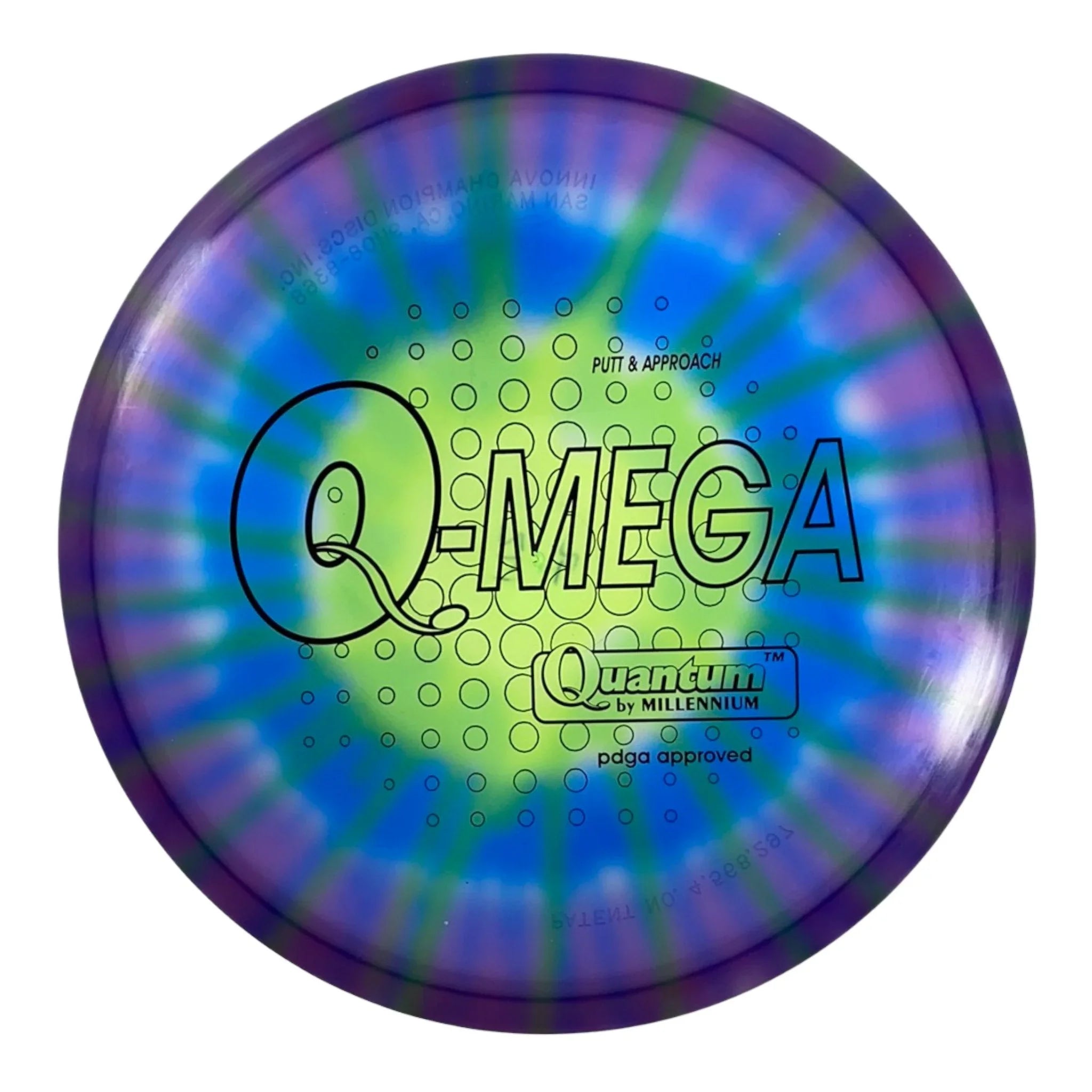 Millennium Golf Discs Omega | Quantum | Tiedye/Black 172g Disc Golf