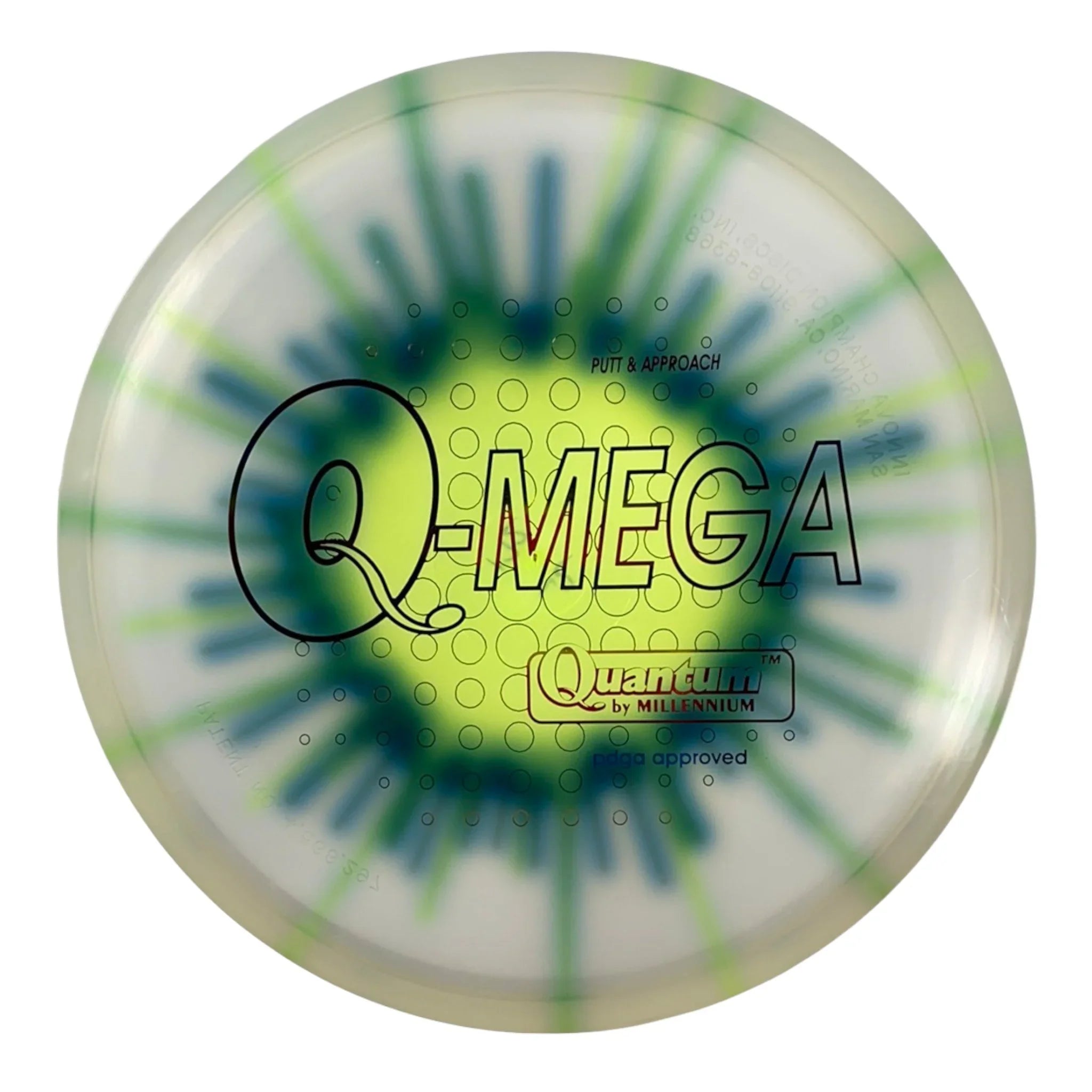 Millennium Golf Discs Omega | Quantum | Tiedye/Rainbow 172g Disc Golf