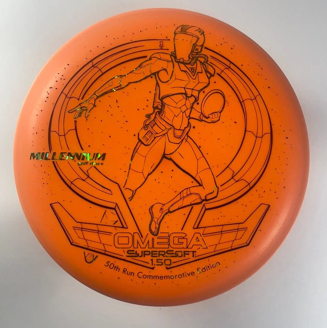 Millennium Golf Discs Omega | SuperSoft | Orange/Green 175g Disc Golf