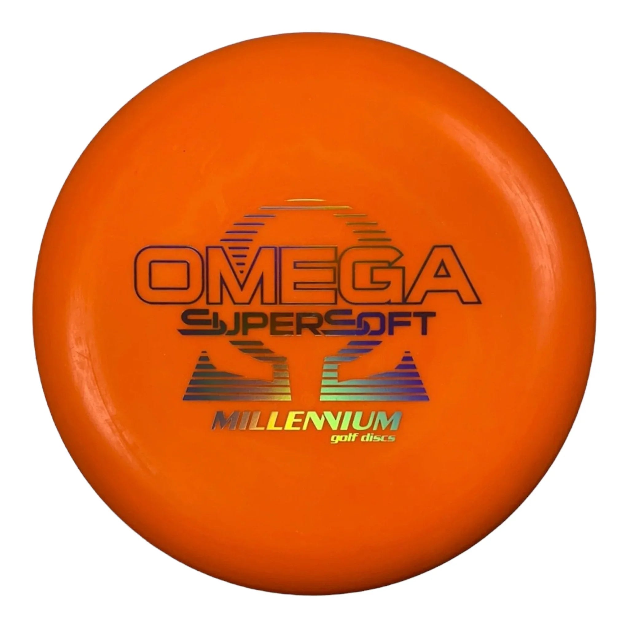 Millennium Golf Discs Omega | Supersoft | Orange/Holo 166 - 171g Disc Golf