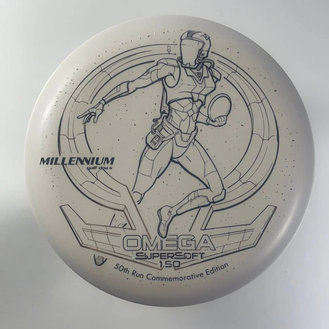 Millennium Golf Discs Omega | SuperSoft | White/Black 168 - 169g Disc Golf