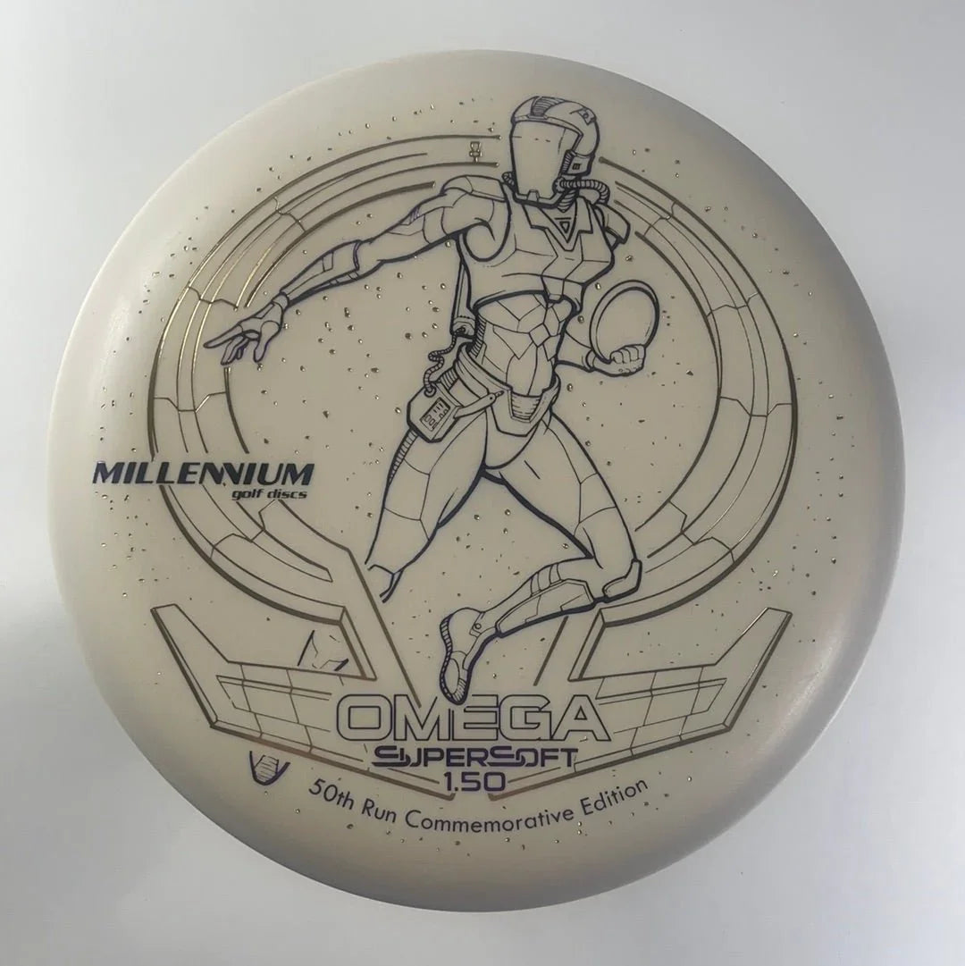 Millennium Golf Discs Omega | SuperSoft | White/Purple 168 - 171g Disc Golf