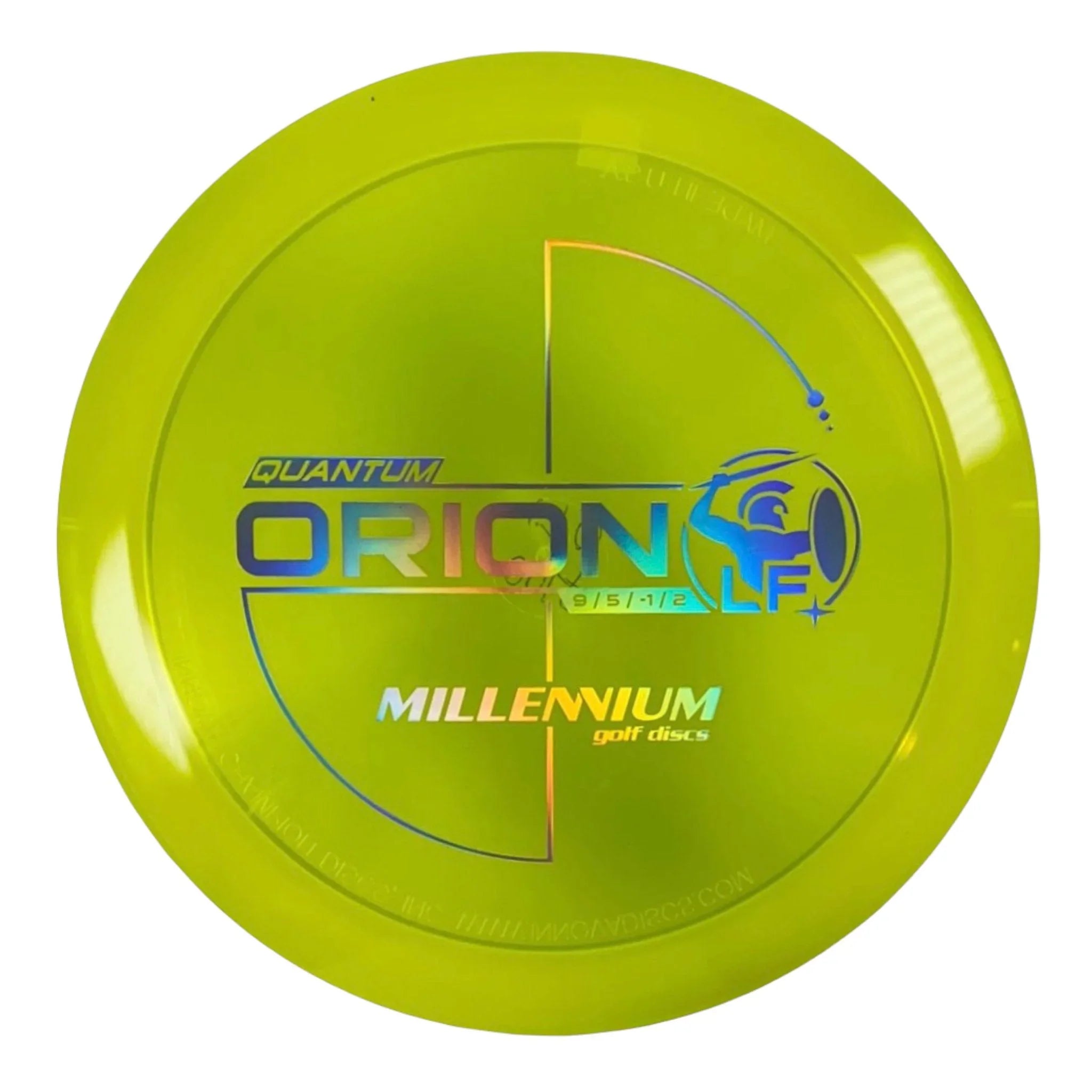 Millennium Golf Discs Orion LF | Quantum | Yellow/Holo 170 - 171g Disc Golf