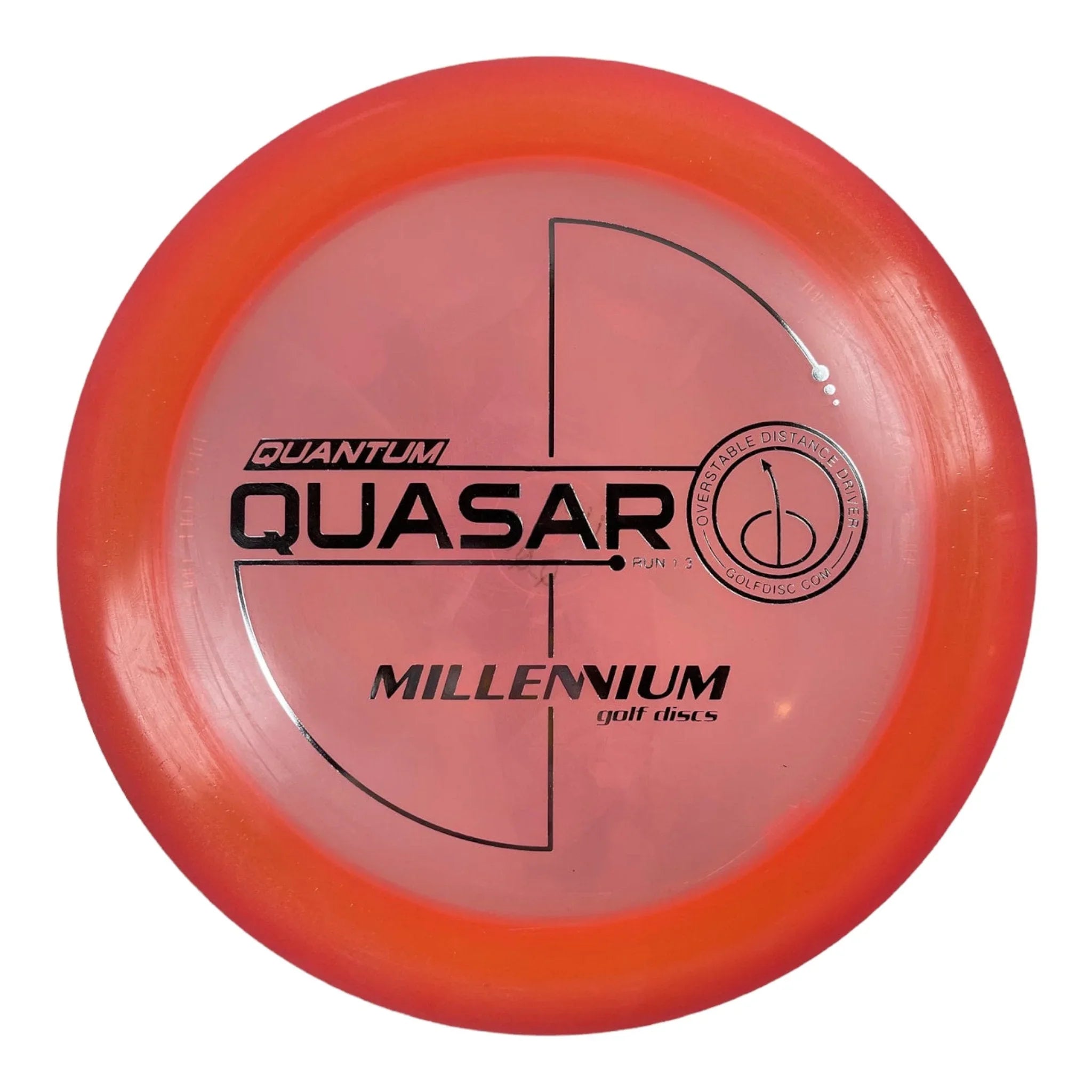 Millennium Golf Discs Quasar | Quantum | Peach/SIlver Disc Golf