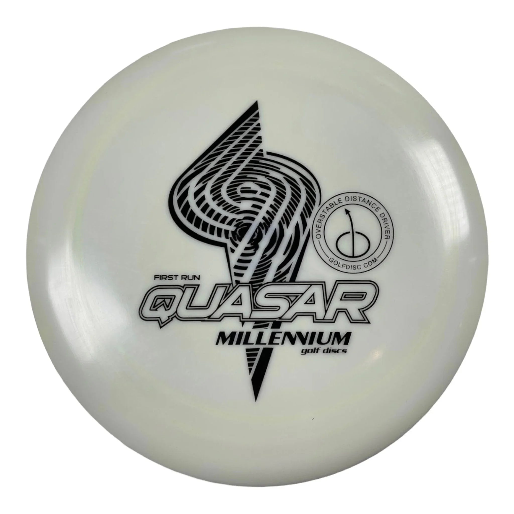 Millennium Golf Discs Quasar | Standard | White/Black 175g Disc Golf
