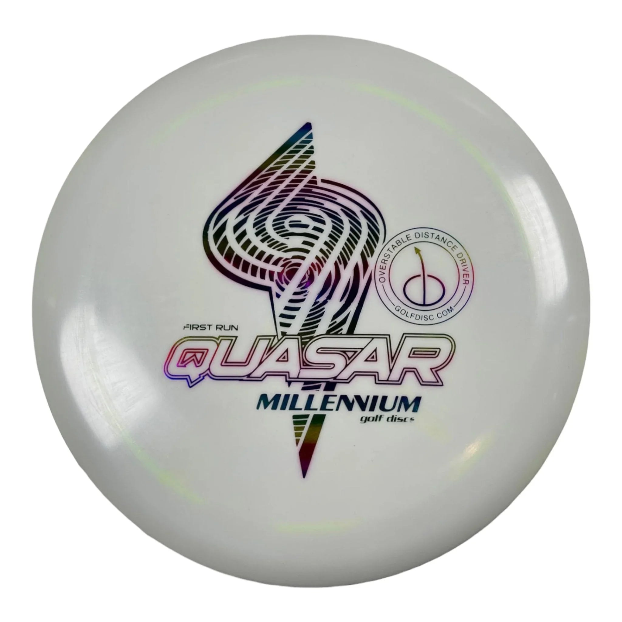 Millennium Golf Discs Quasar | Standard | White/Rainbow 175g Disc Golf