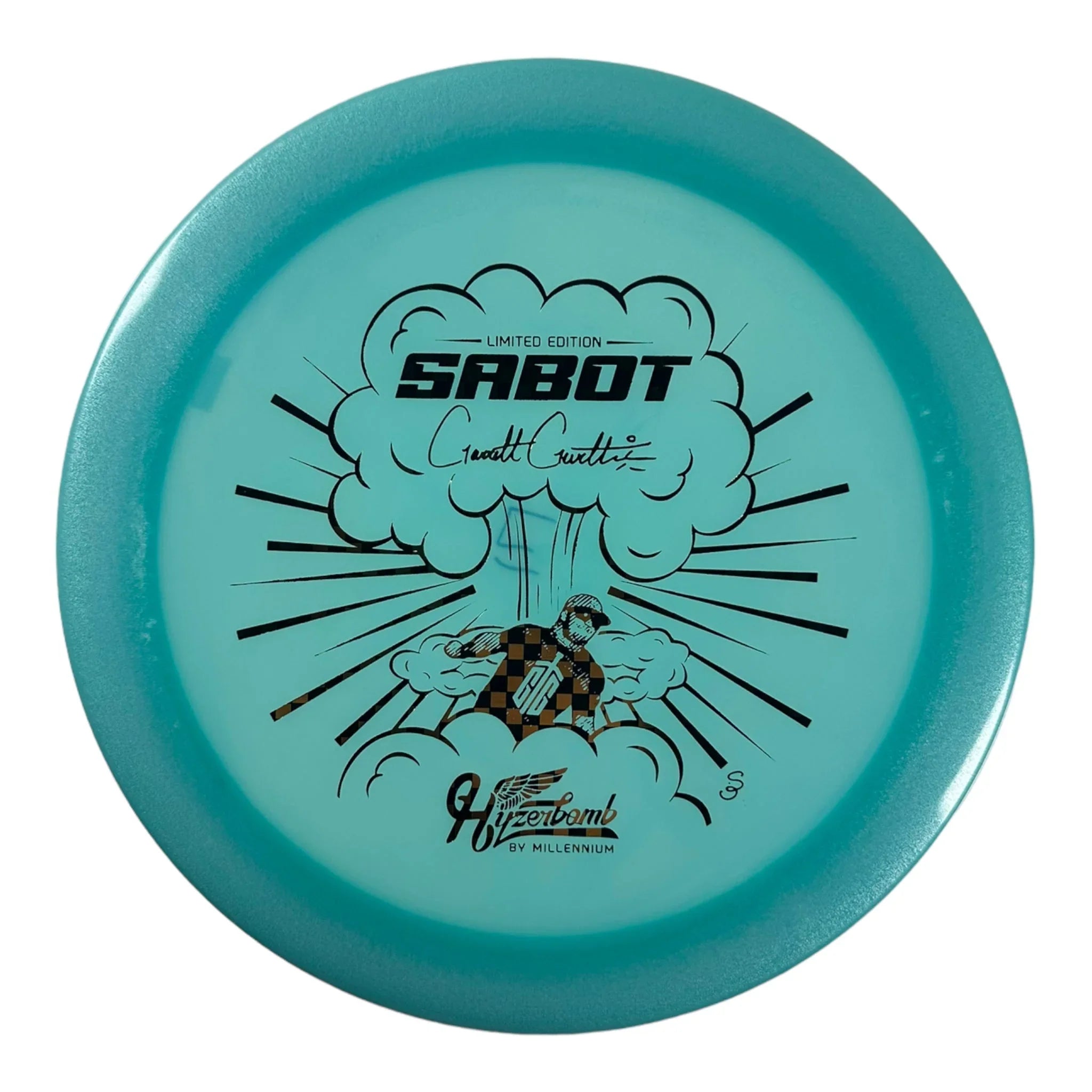 Millennium Golf Discs Sabot | Recon Color Glow | Blue/Checkers 171g (Garrett Gurthie) Disc Golf
