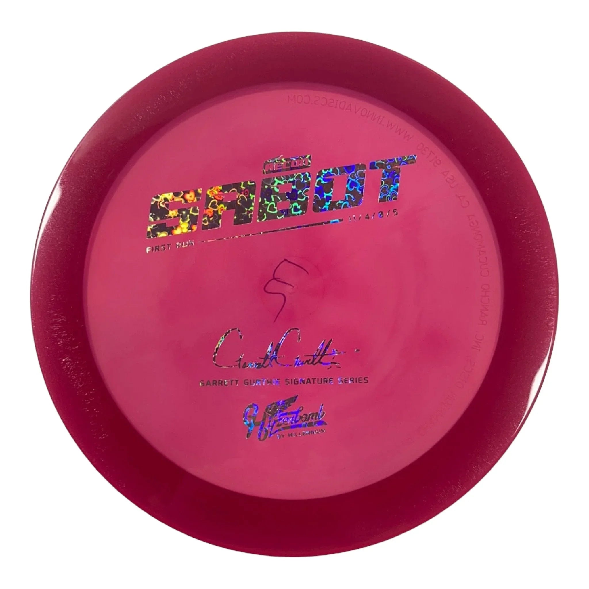 Millennium Golf Discs Sabot | Recon | Pink/Holo 171 - 172g Disc Golf