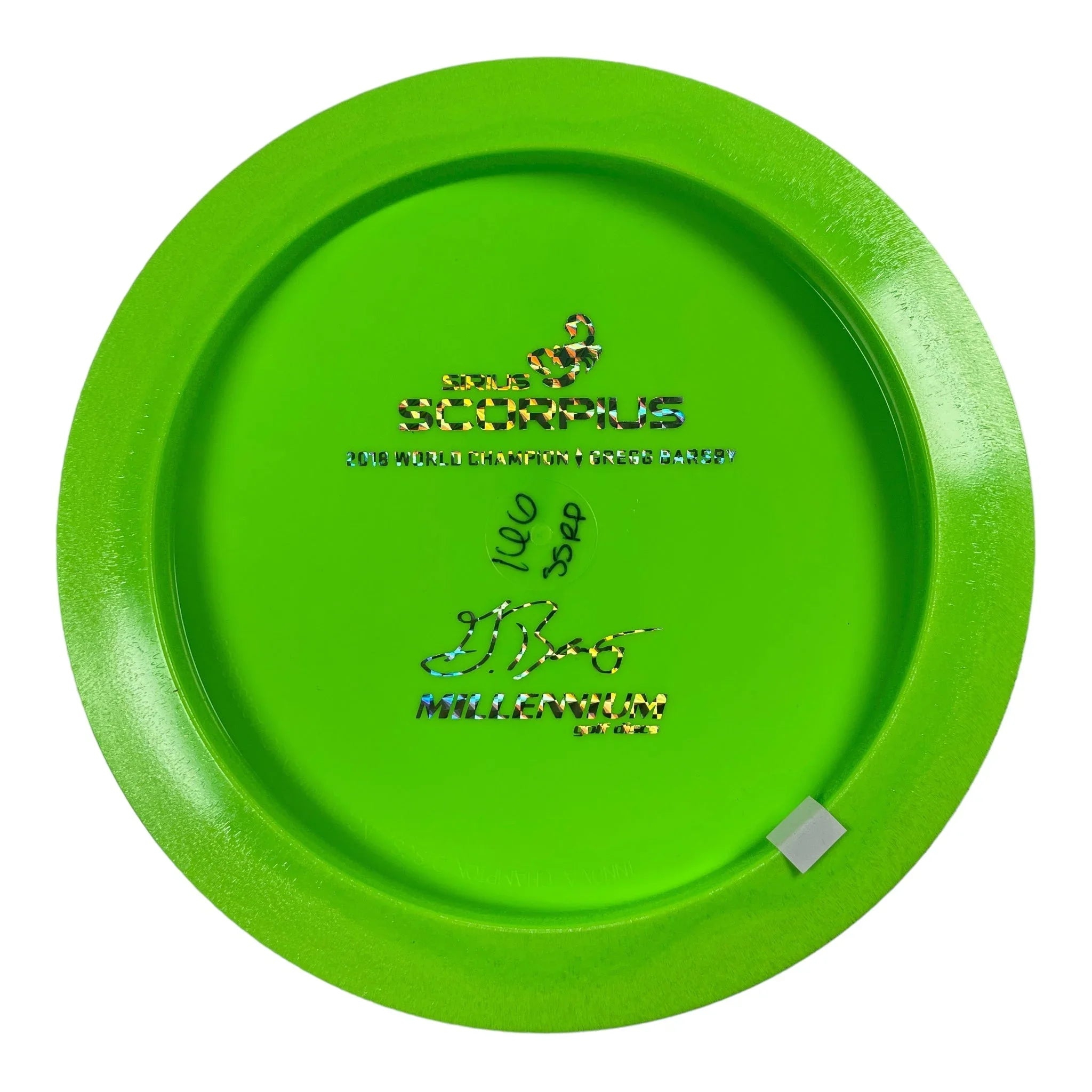 Millennium Golf Discs Scorpius | Sirius | Green/Holo 166 - 171g (Gregg Barsby) Disc Golf