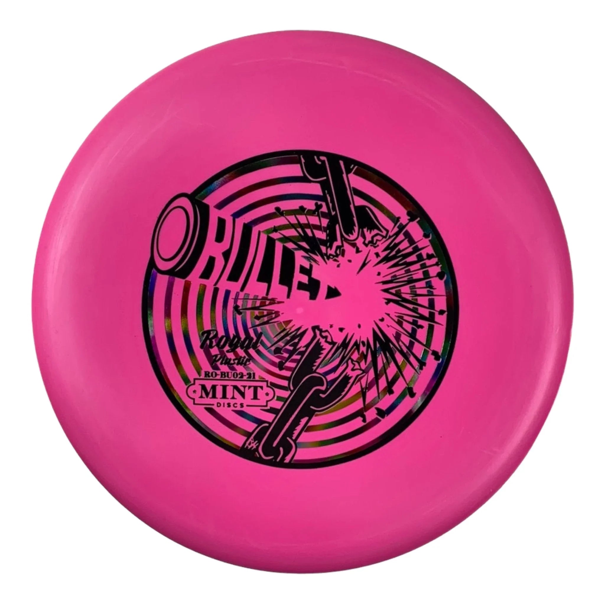 Mint Discs Bullet | Medium Royal | Pink/Rainbow 169g Disc Golf