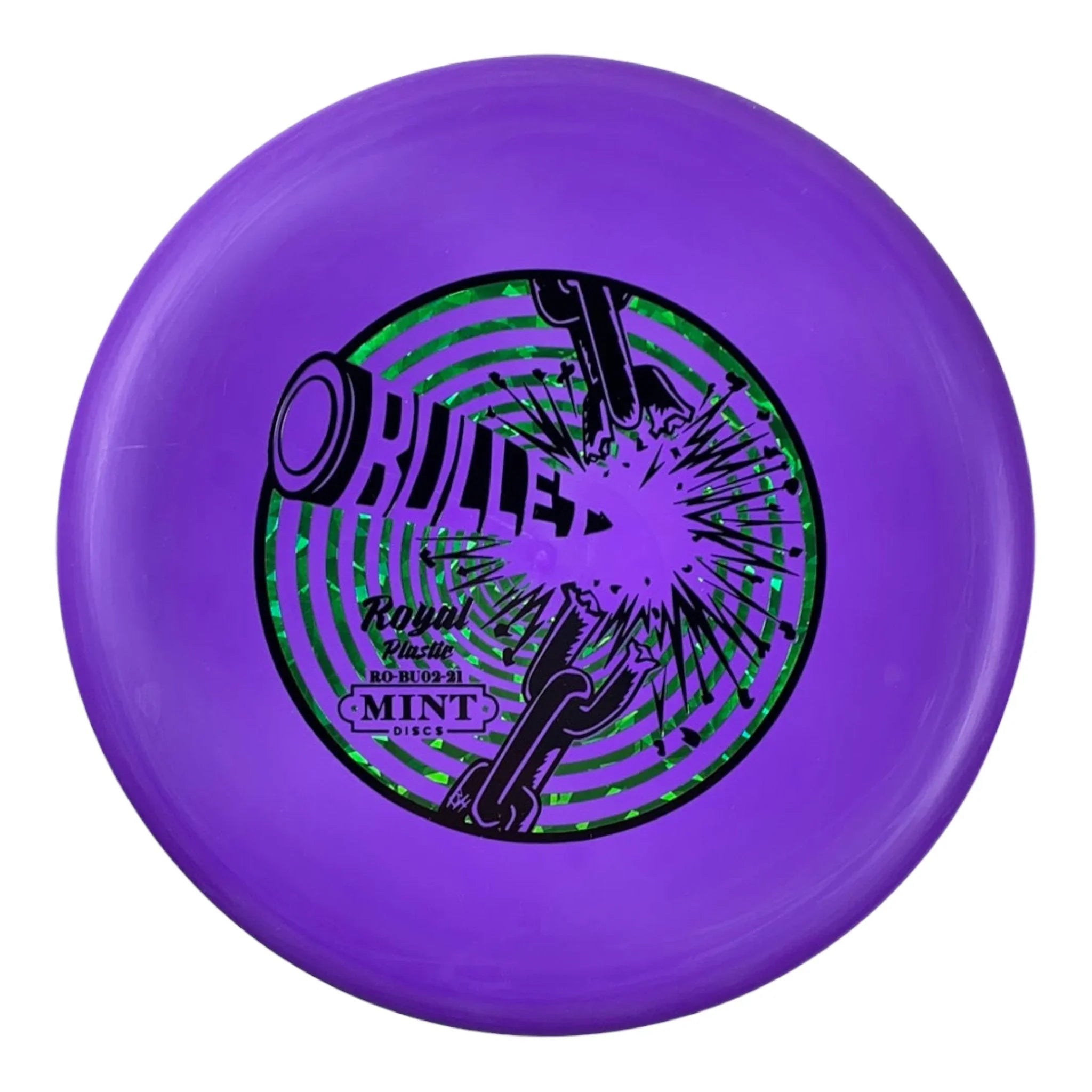 Mint Discs Bullet | Medium Royal | Purple/Green 172g Disc Golf