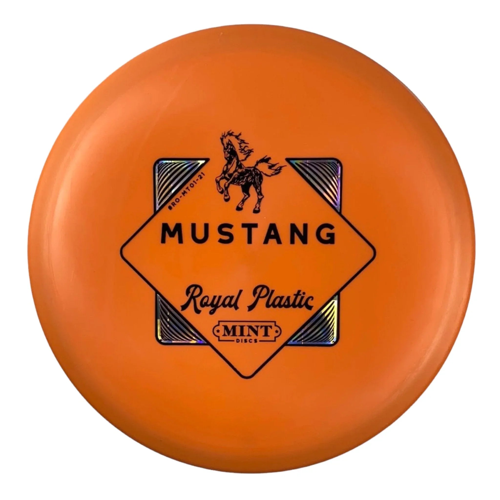 Mint Discs Mustang | Royal | Orange/Holo 167g Disc Golf