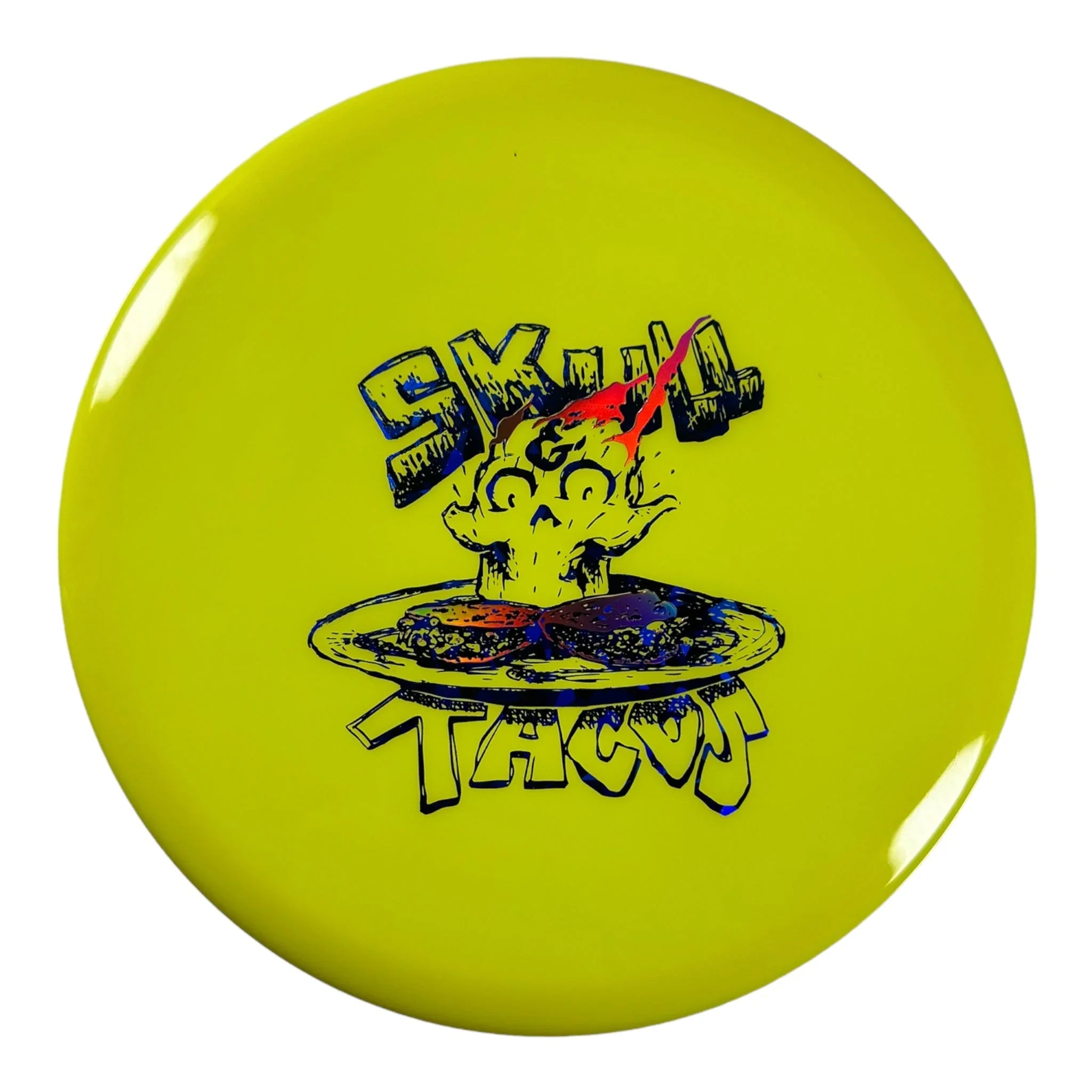 Mint Discs Taco | Apex | Yellow/Blue 172g (Skull) Disc Golf